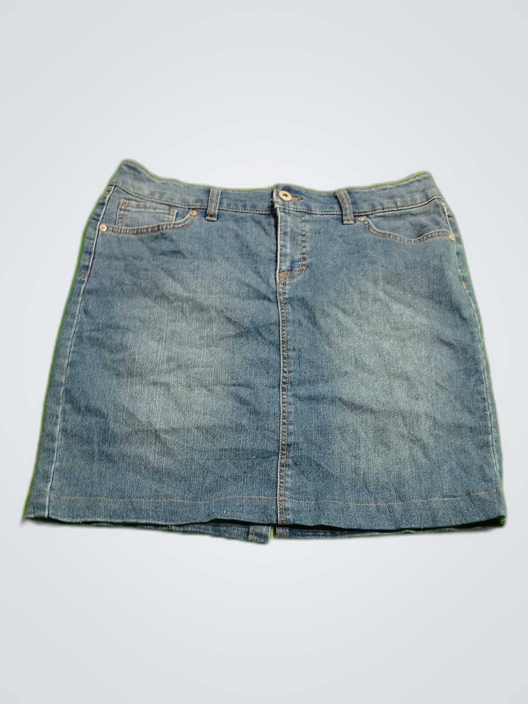 Minifalda de mezclilla sin marca