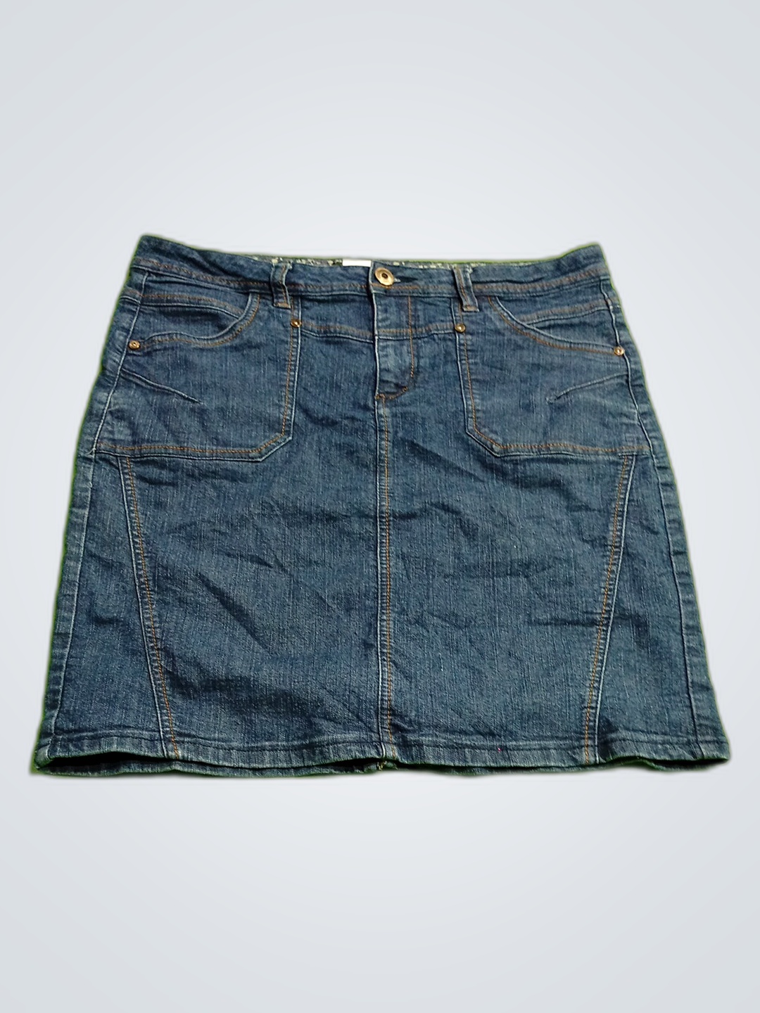 Minifalda de mezclilla sin marca