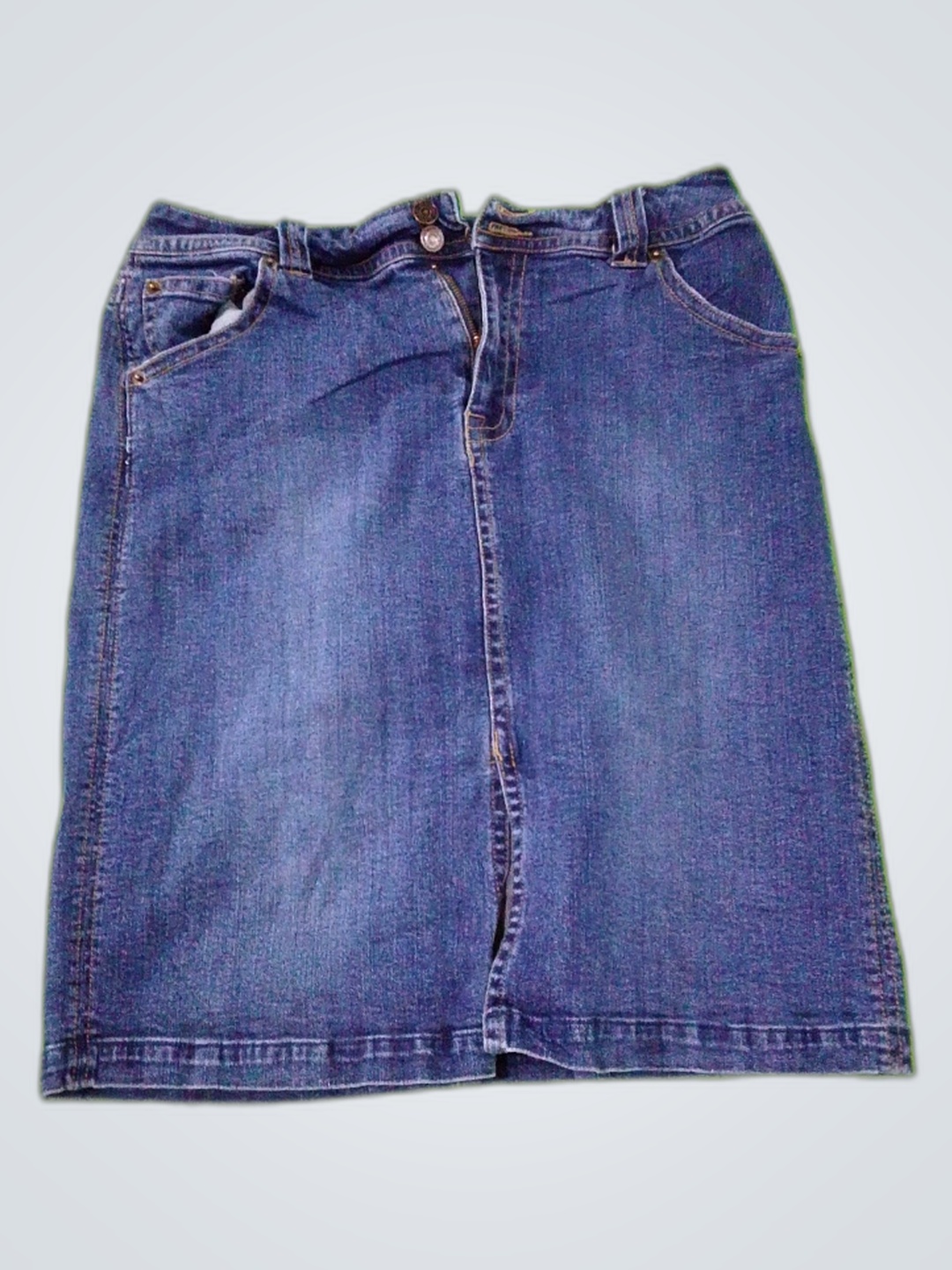Falda de mezclilla