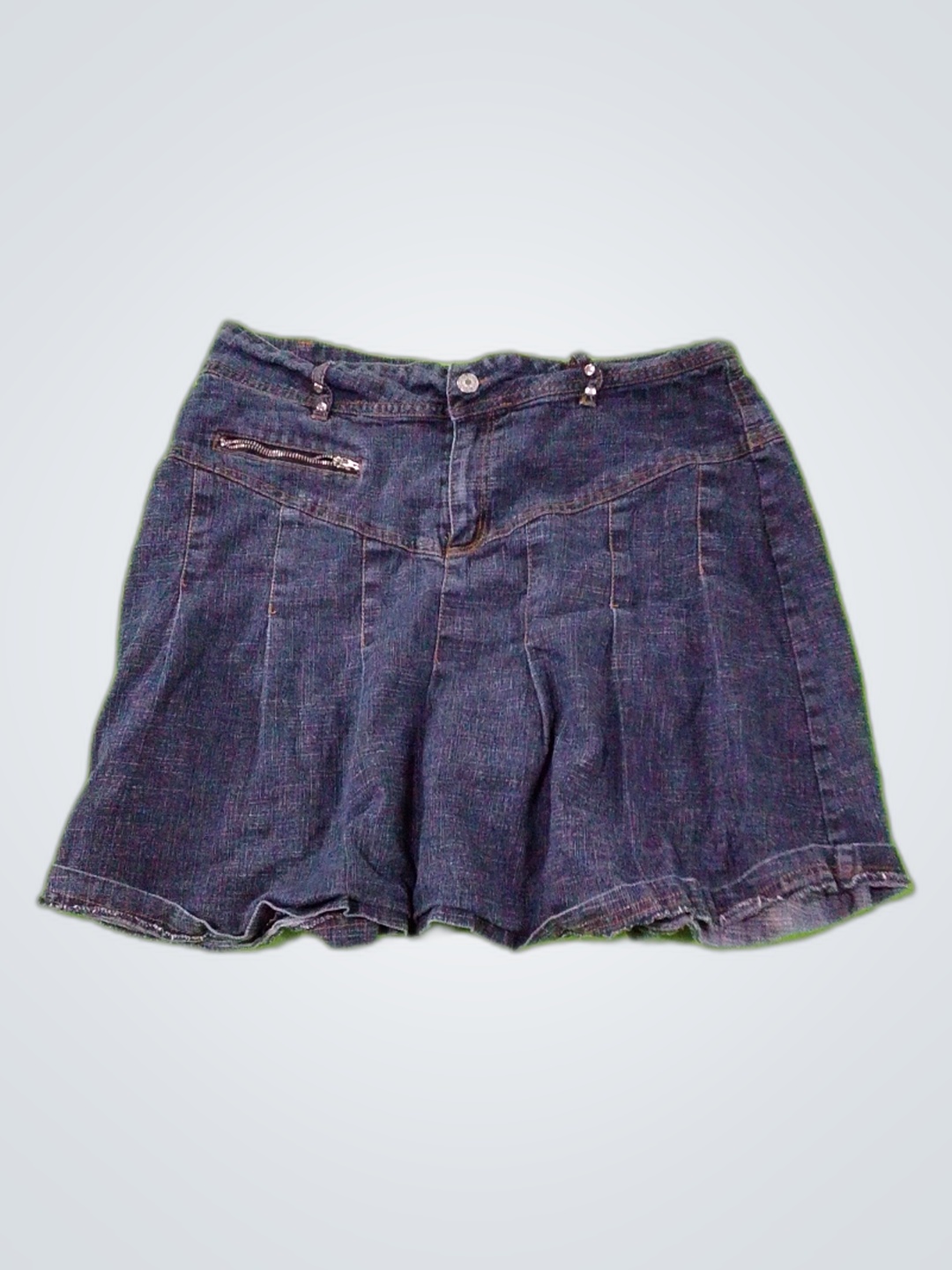 ZoeY Beth Falda Mini de Denimed