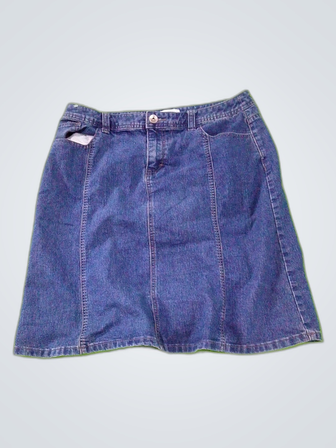 Falda de mezclilla
