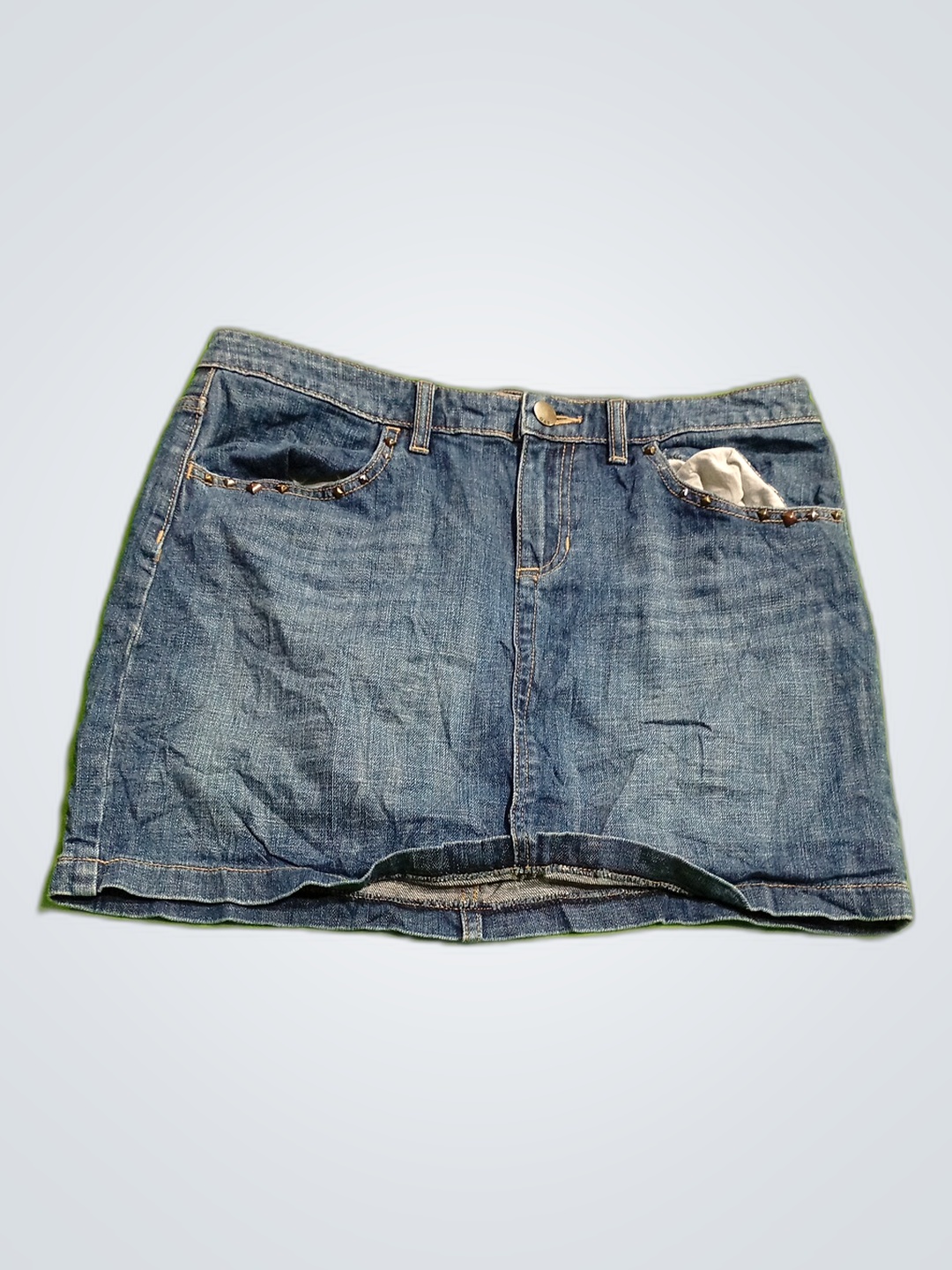 Falda de mezclilla mini Gap