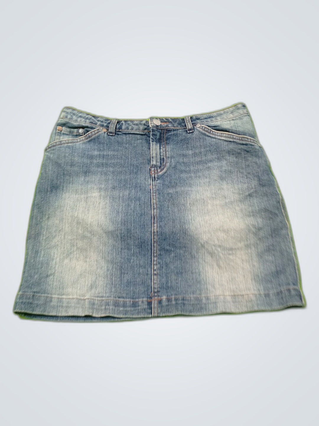Ricks Denim Mini Skirt