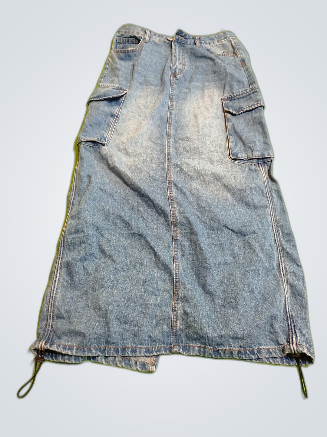 Falda de mezclilla cargo Angel Kiss