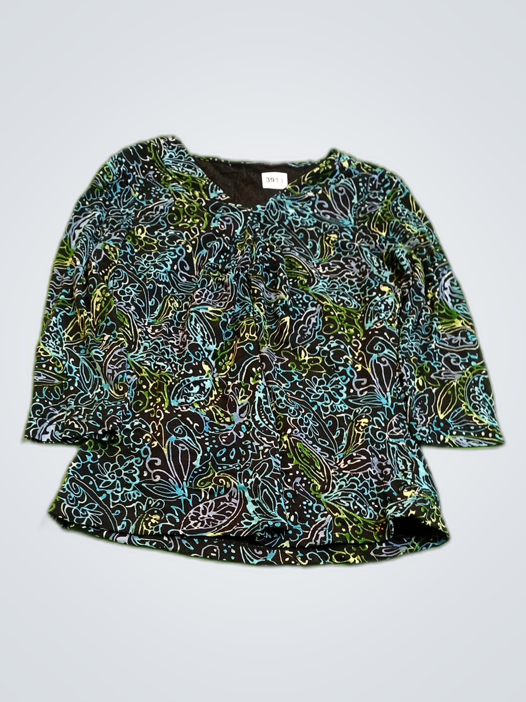 Blouse with Paisley Pattern