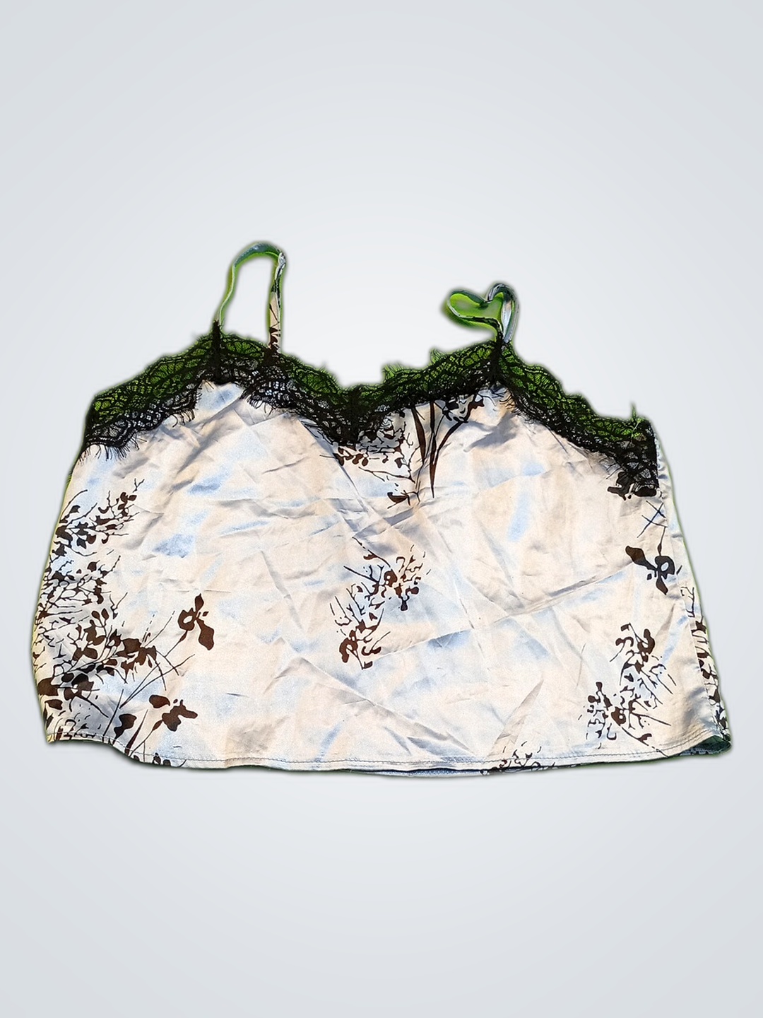 Lace Trim Printed Camisole