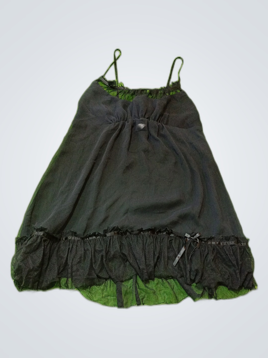 Lascana Black Lace Slip Dress