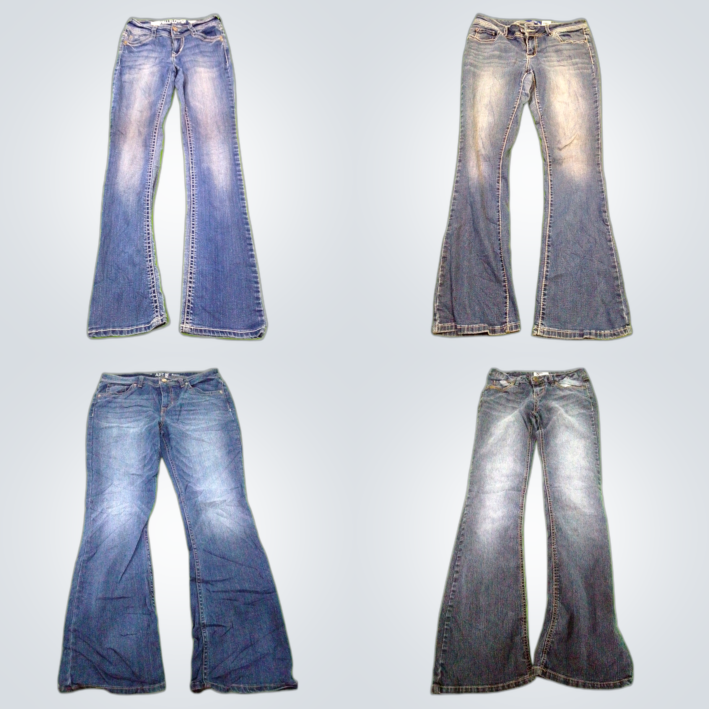 Ensemble de jeans bootcut et flare