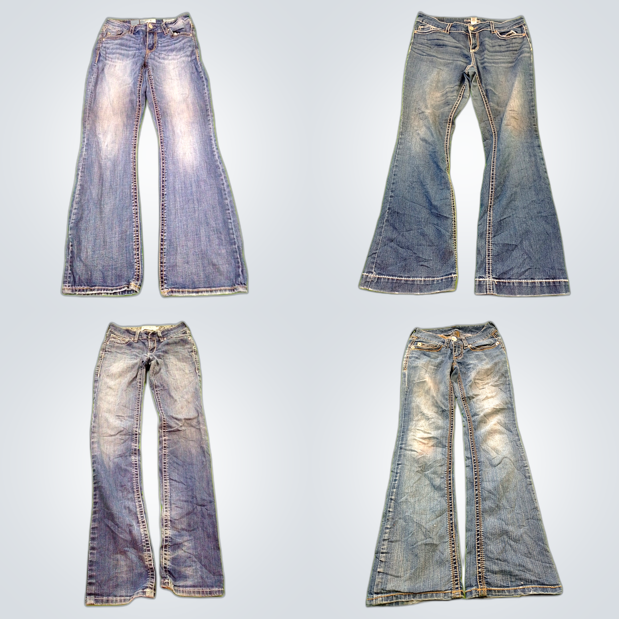 Ensemble de jeans bootcut et flare