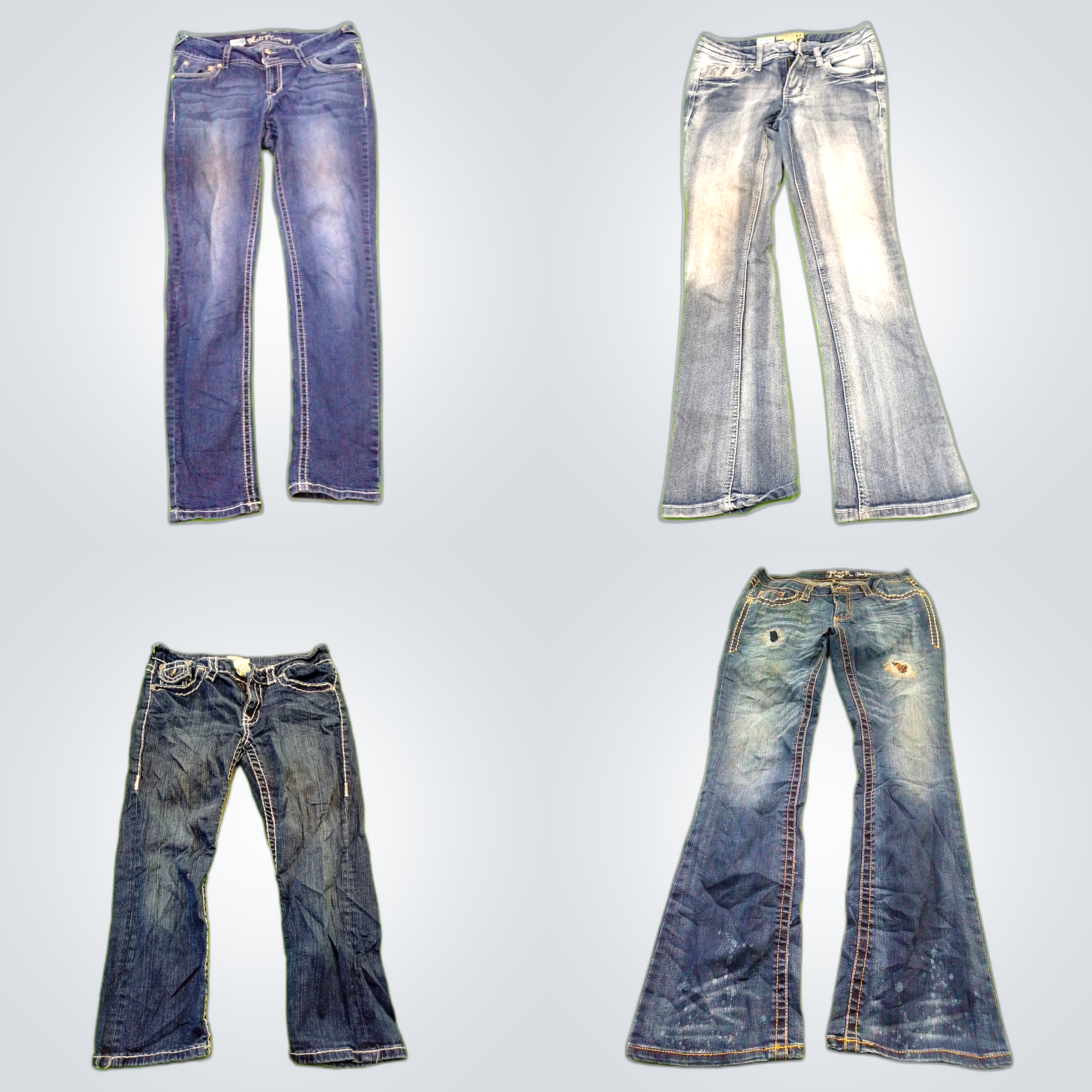 Ensemble de jeans bootcut 5 paires