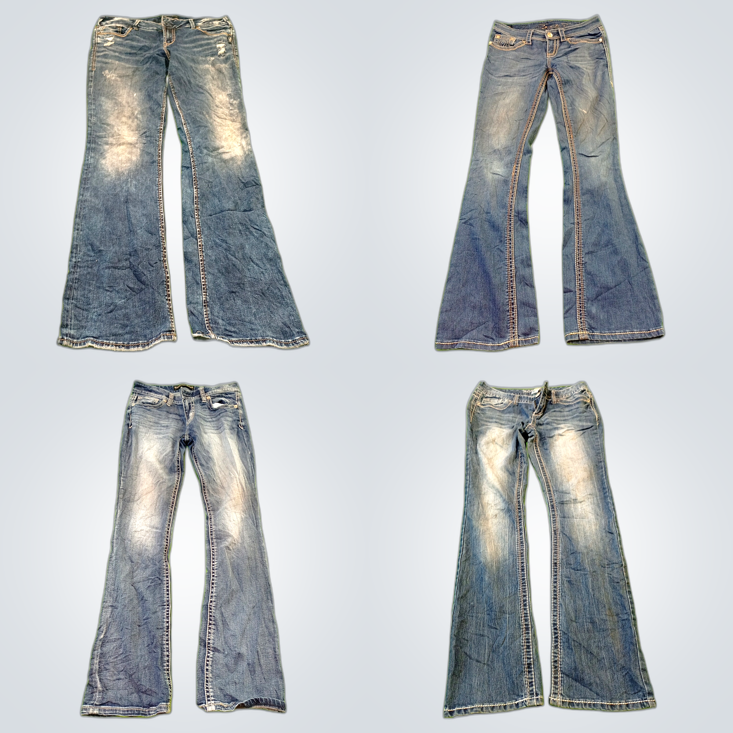 Pack de jeans flare et bootcut
