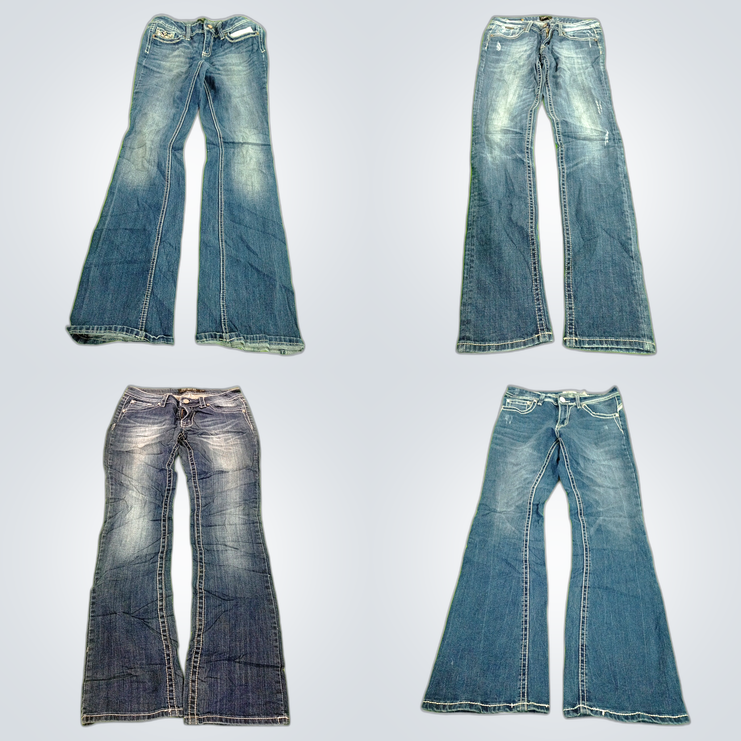Pacote de Jeans Bootcut Y2K