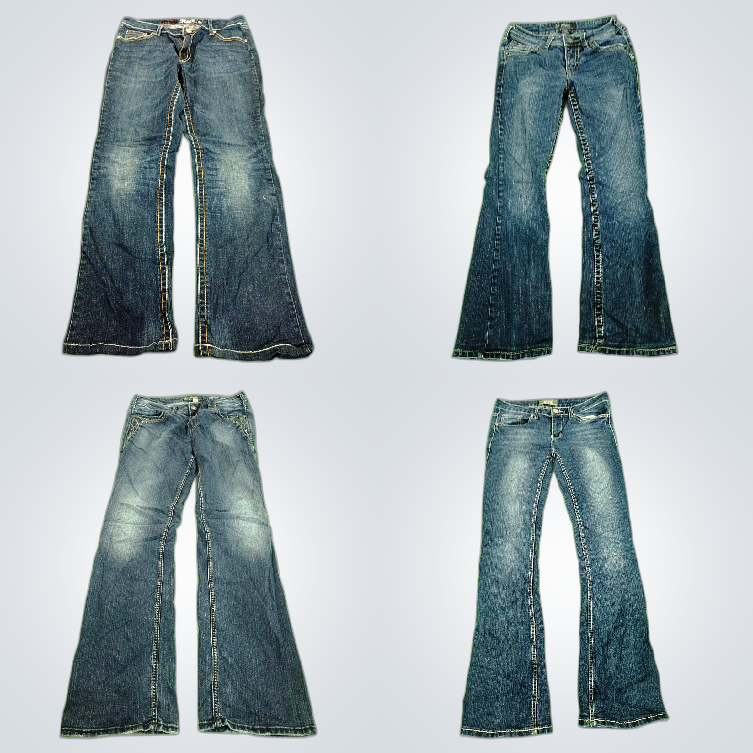 Pacote de Jeans Bootcut Y2K