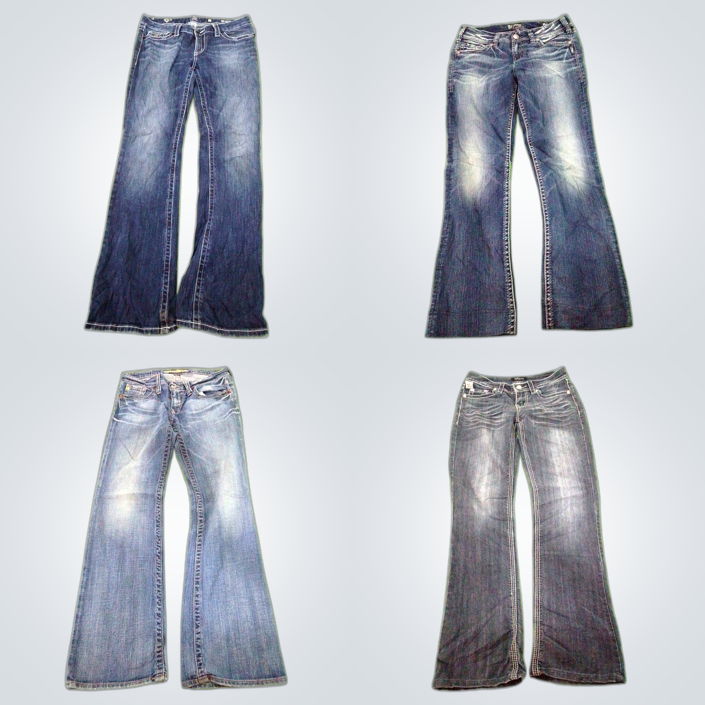 Pacote de Jeans Estilo Y2K