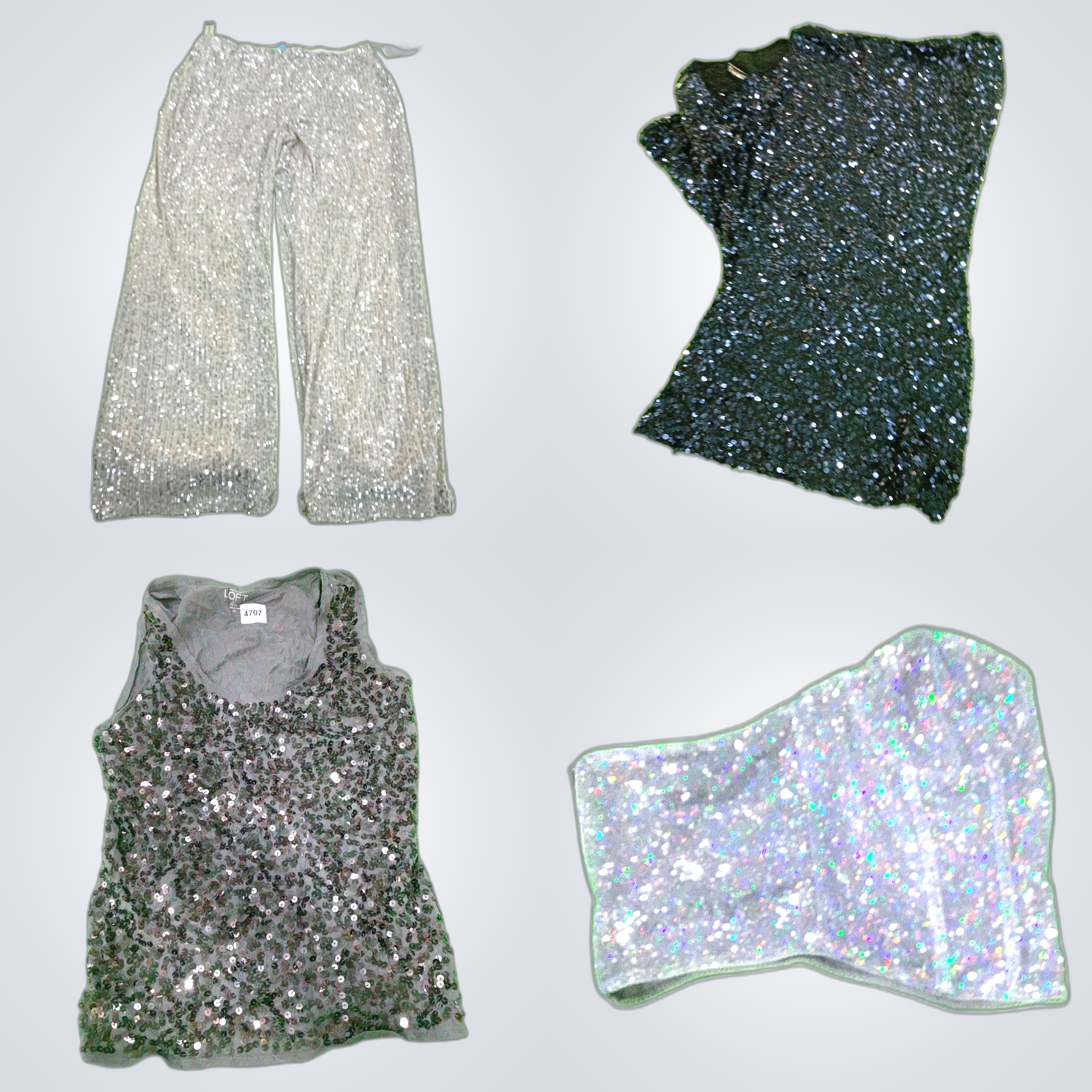 Y2K Sequin Camisoles Bundle