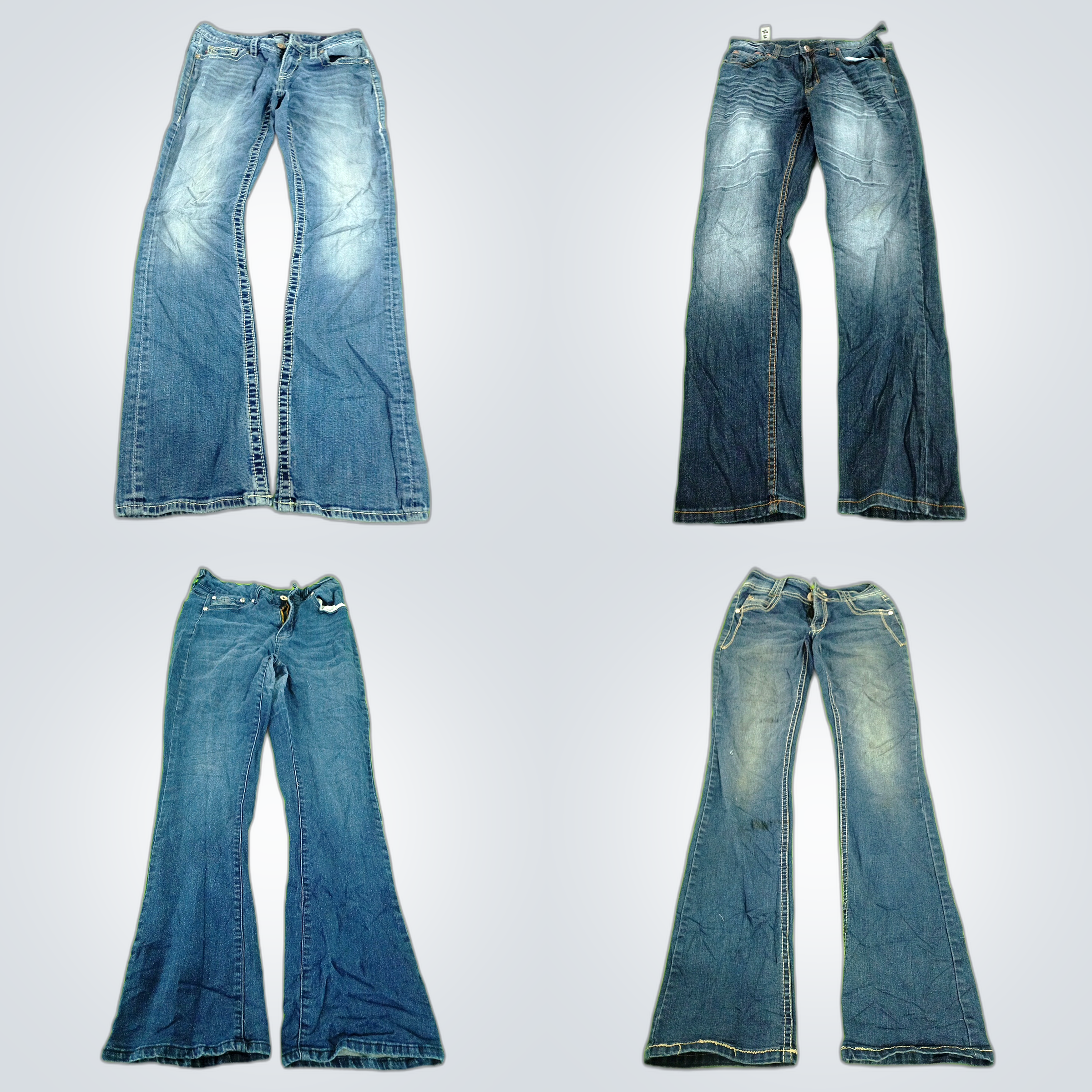 Pacote de Jeans Flare Y2K