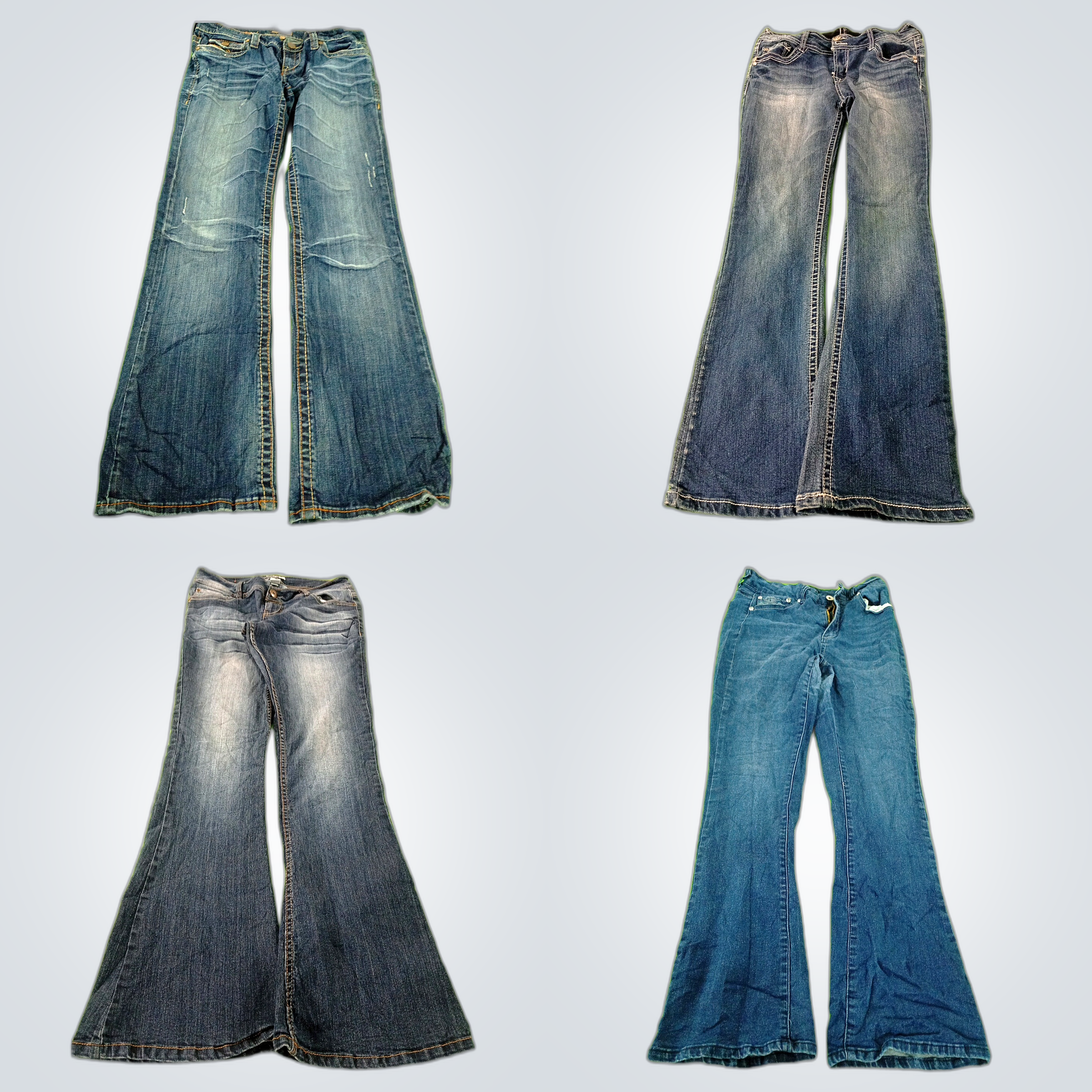 Conjunto de Jeans Flare Y2K