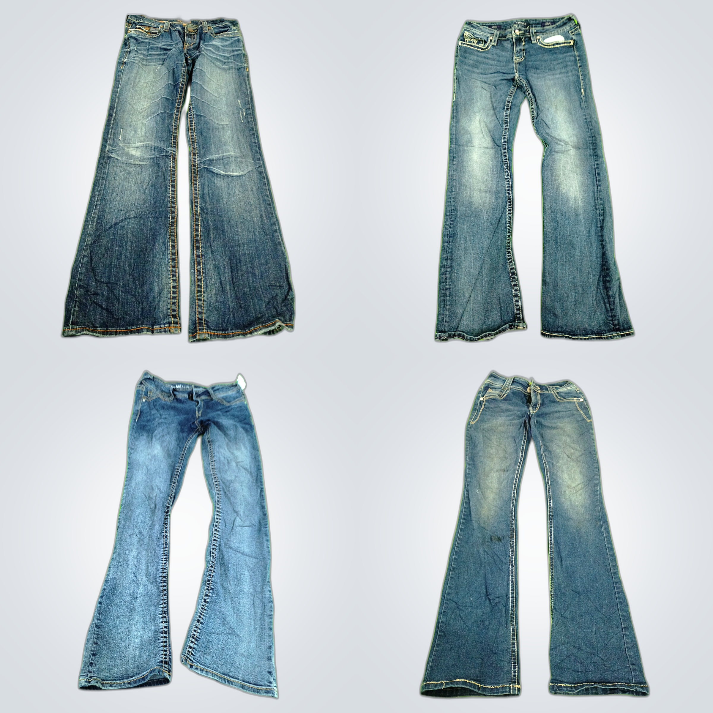 Paquete de Jeans Flare Y2K