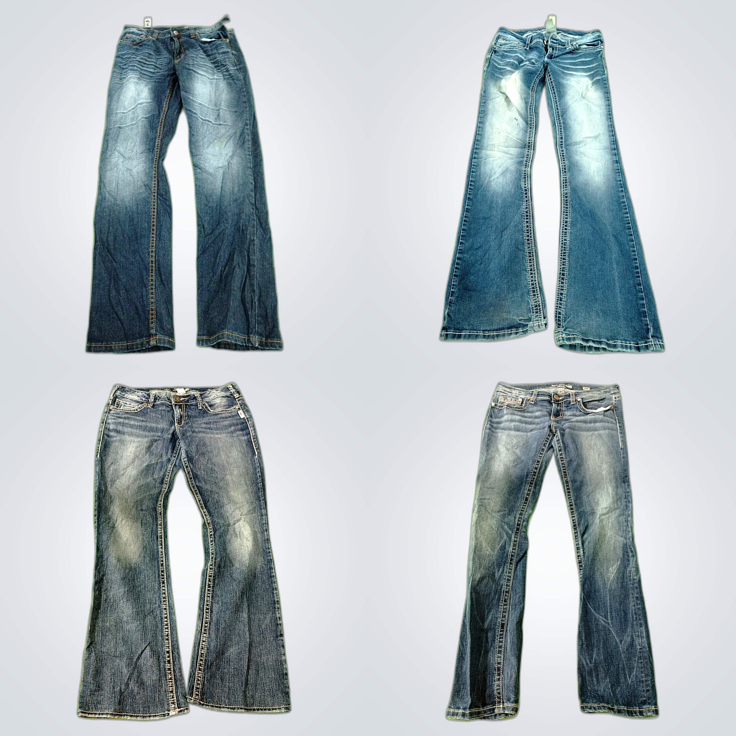 Conjunto de Jeans Bootcut Y2K