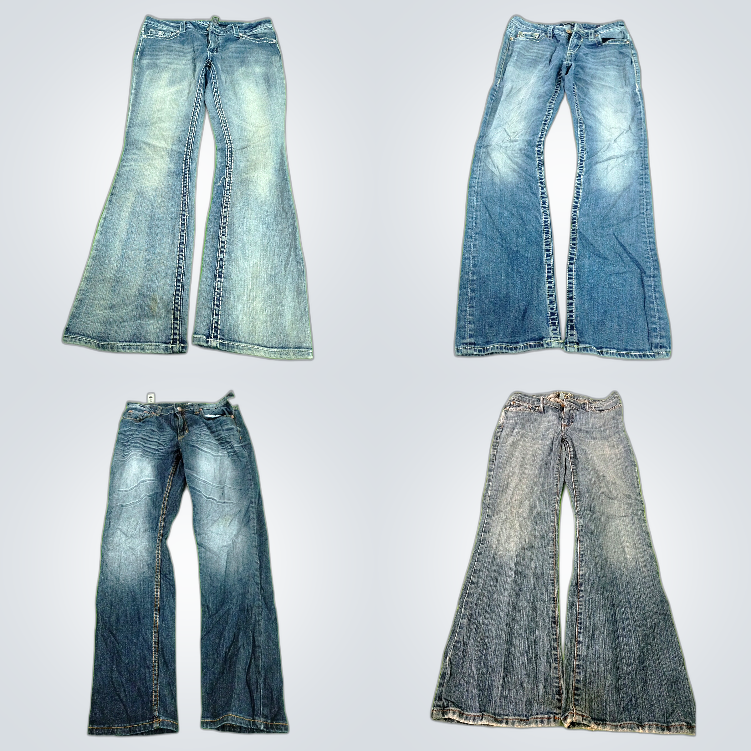 Conjunto de Jeans Flare Y2K