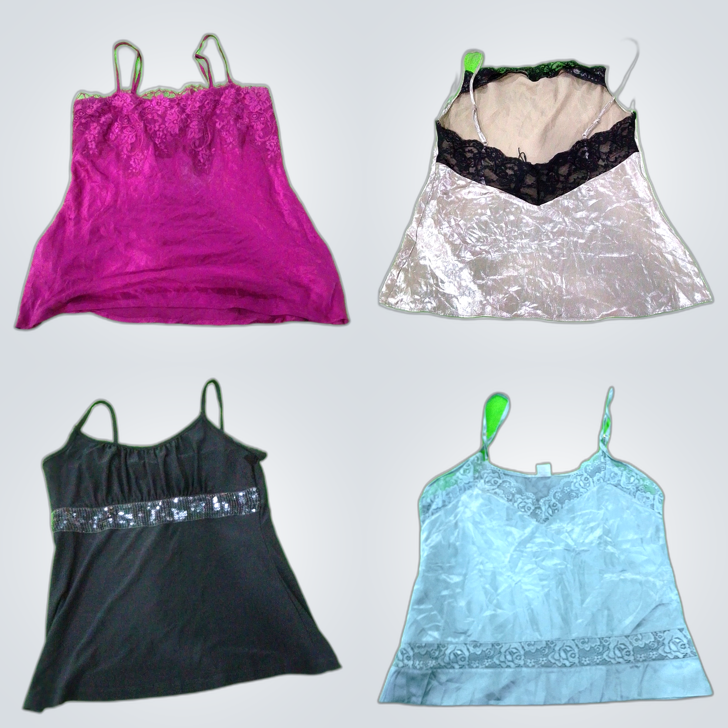 Ensemble de camisoles et tops en dentelle American..