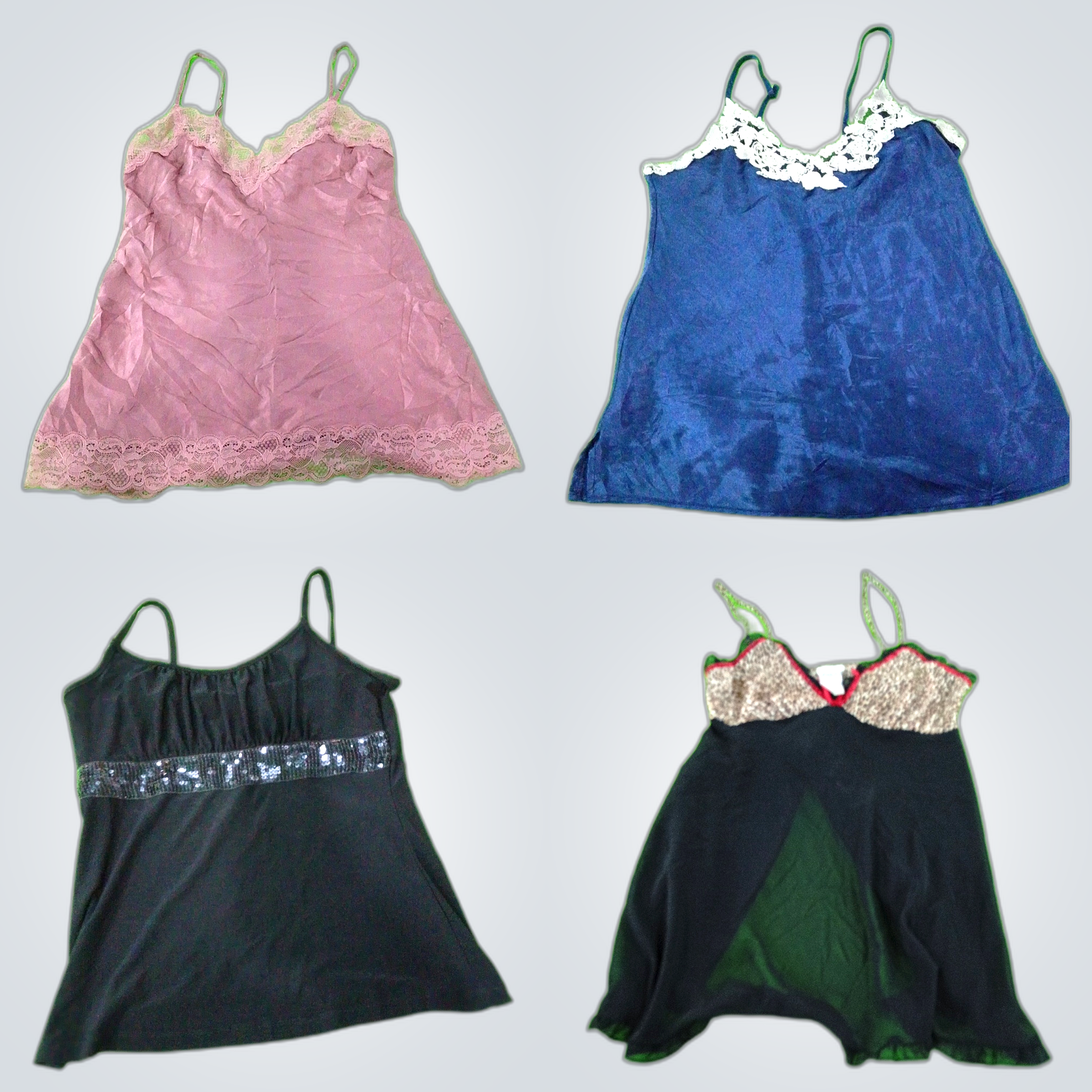 La Perla COS Lace Camisole Bundle 10 Pc Lingerie S..