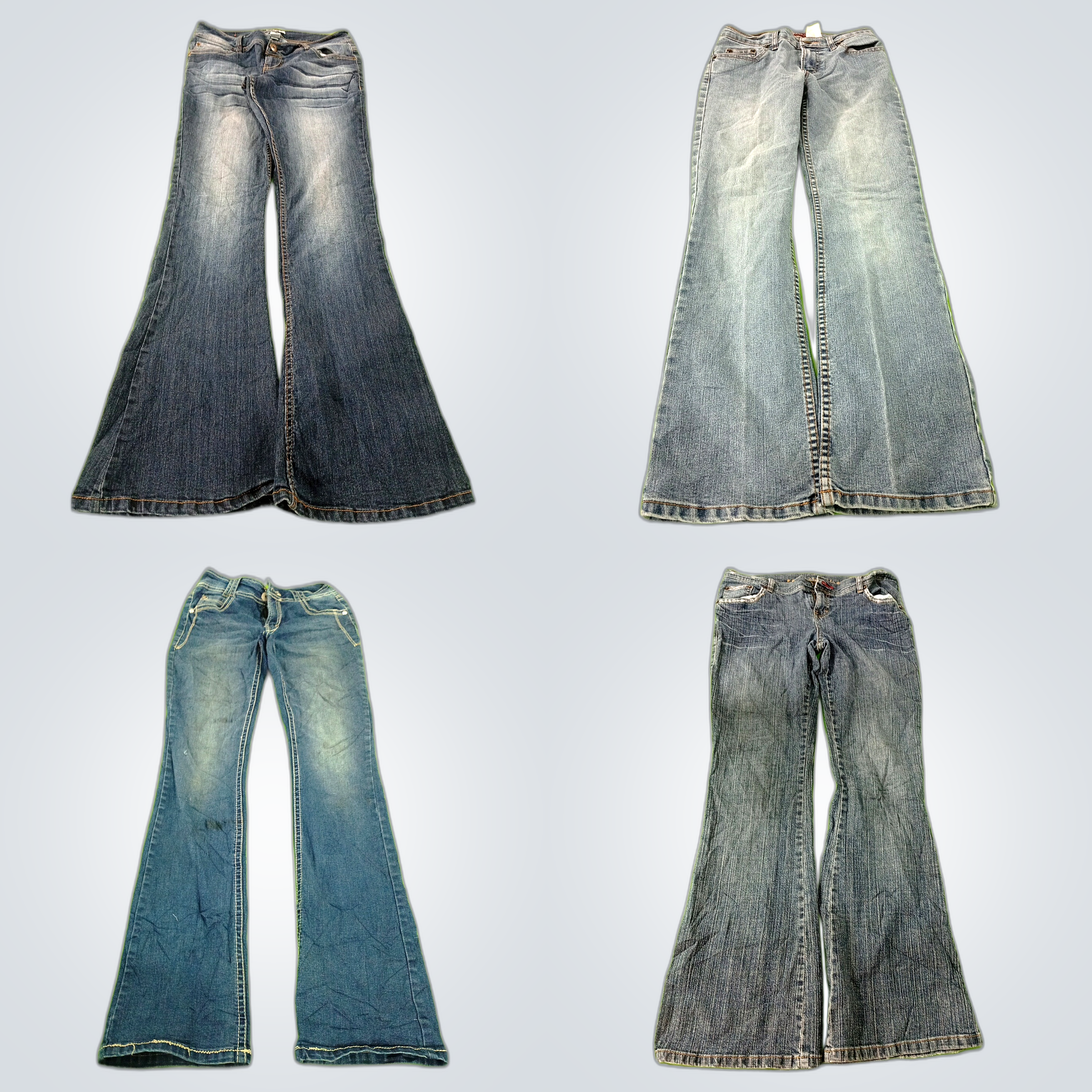 Pacote de Jeans Flare Y2K