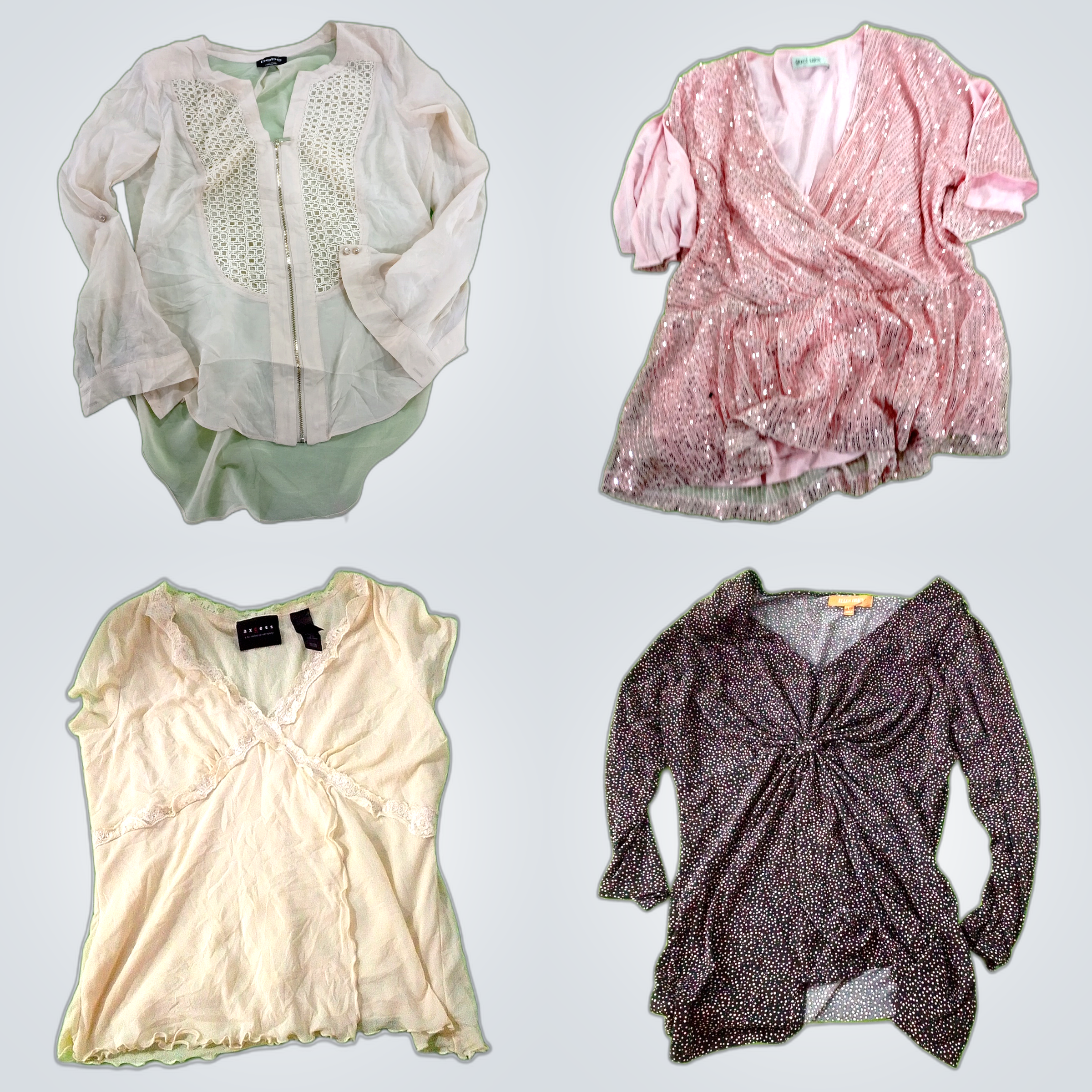 Bebe, Ellen Tracy, Motherhood Maternity Blouse Bun..