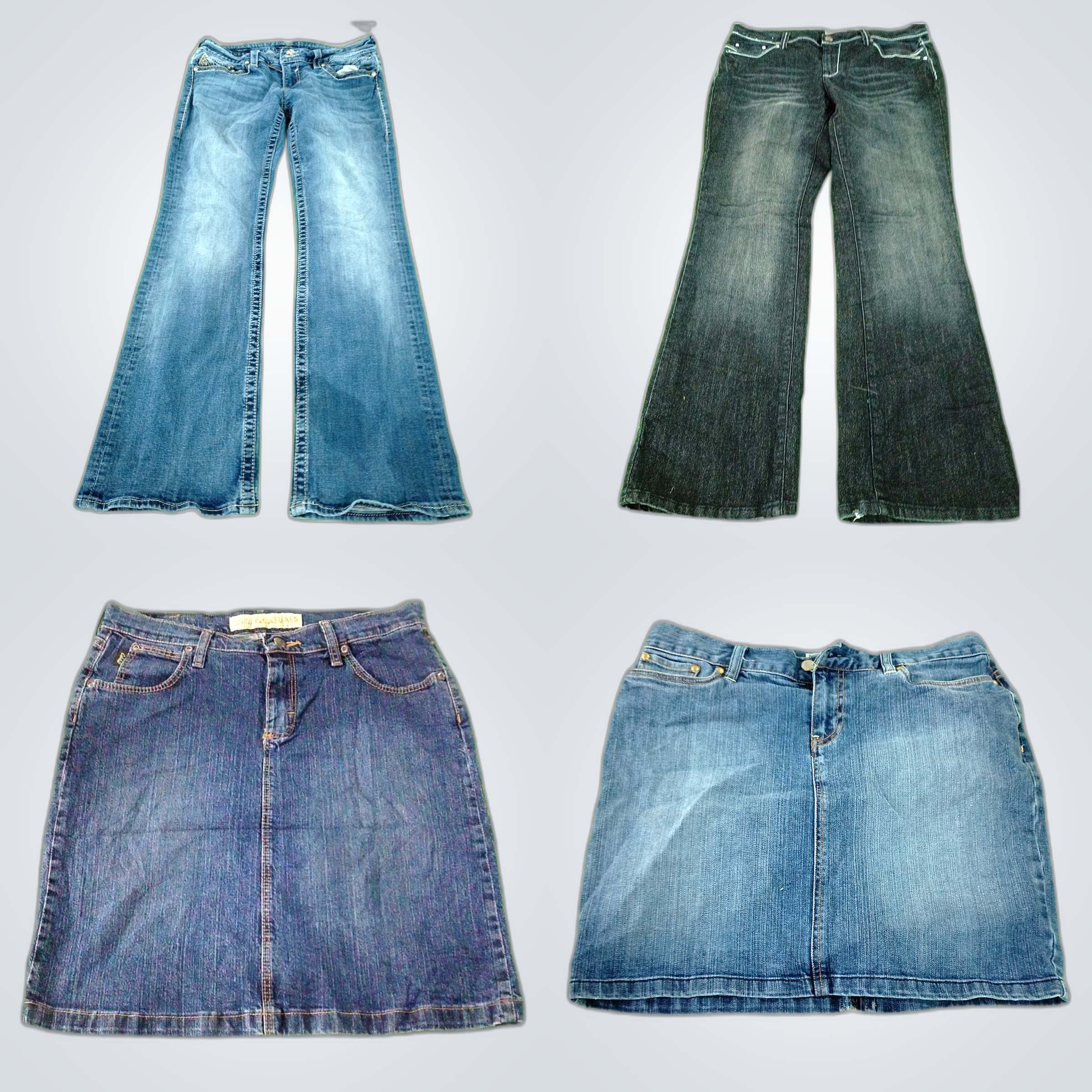 Y2K Denim Mini Skirts