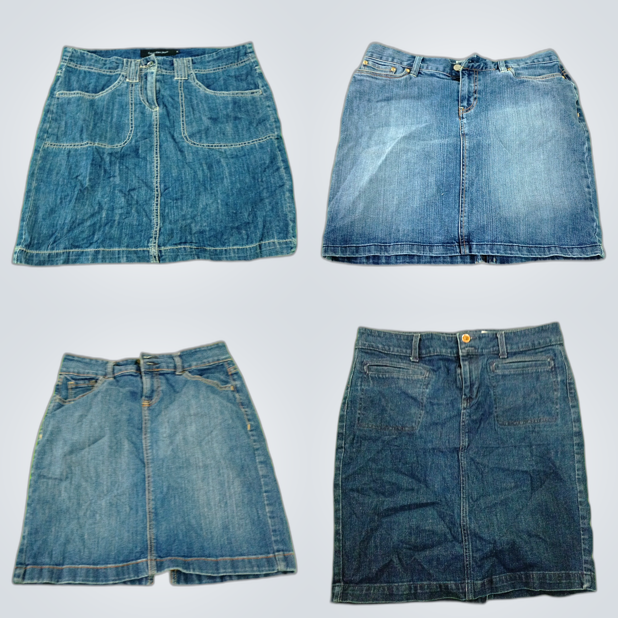 Y2K Denim Mini Skirts