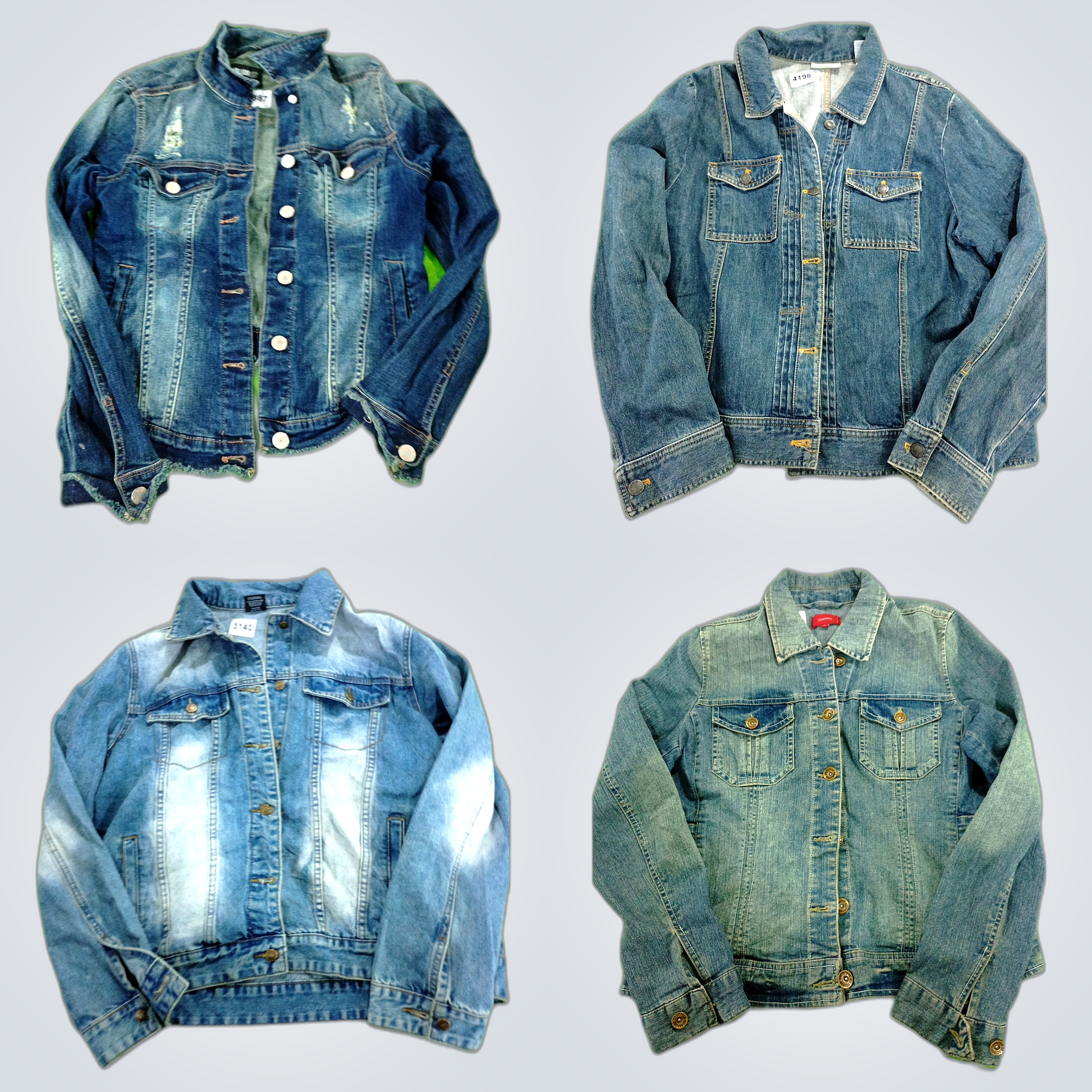 Pacotes de Jaquetas Jeans