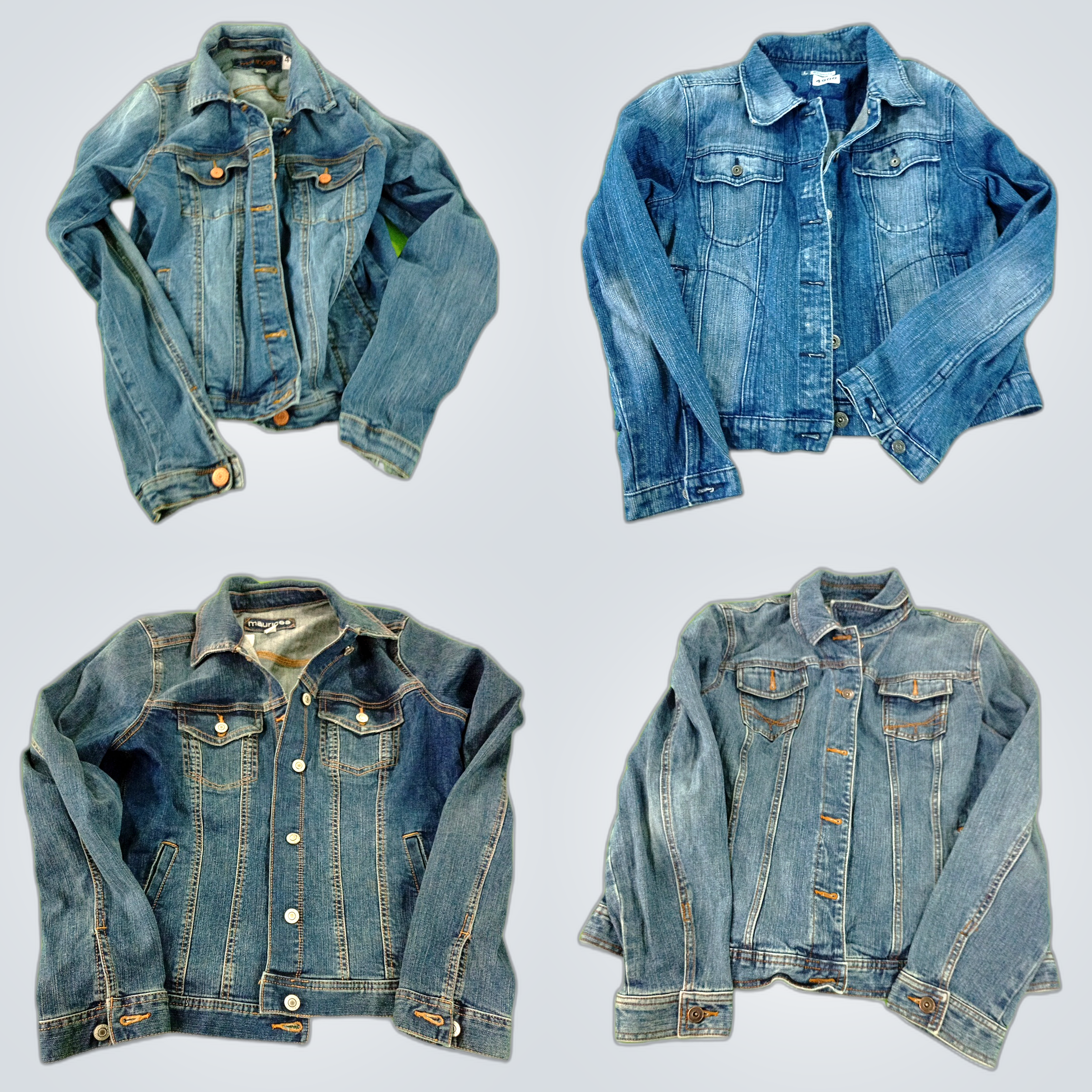 Paquets de vestes en denim