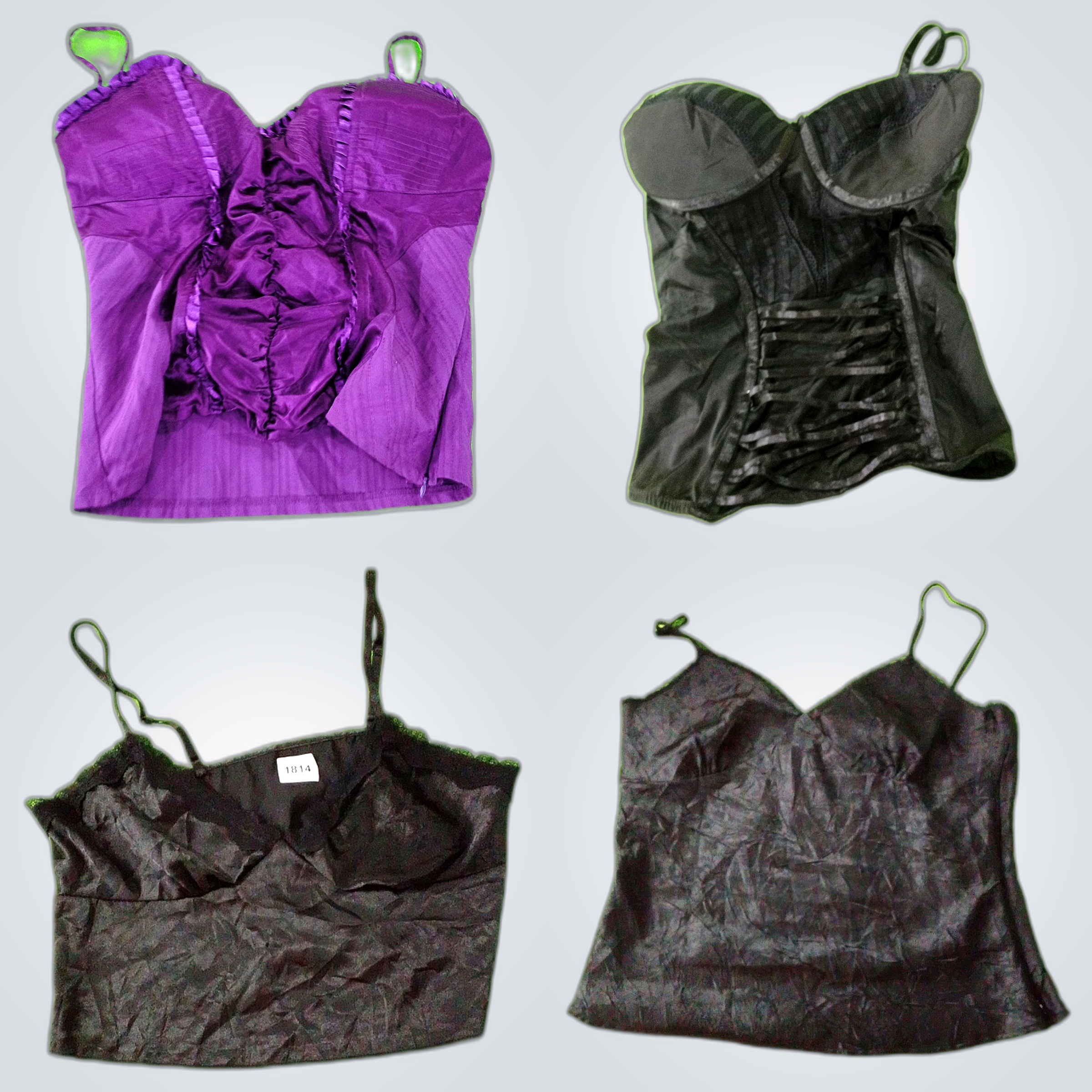 Bundle di top bustier Y2k