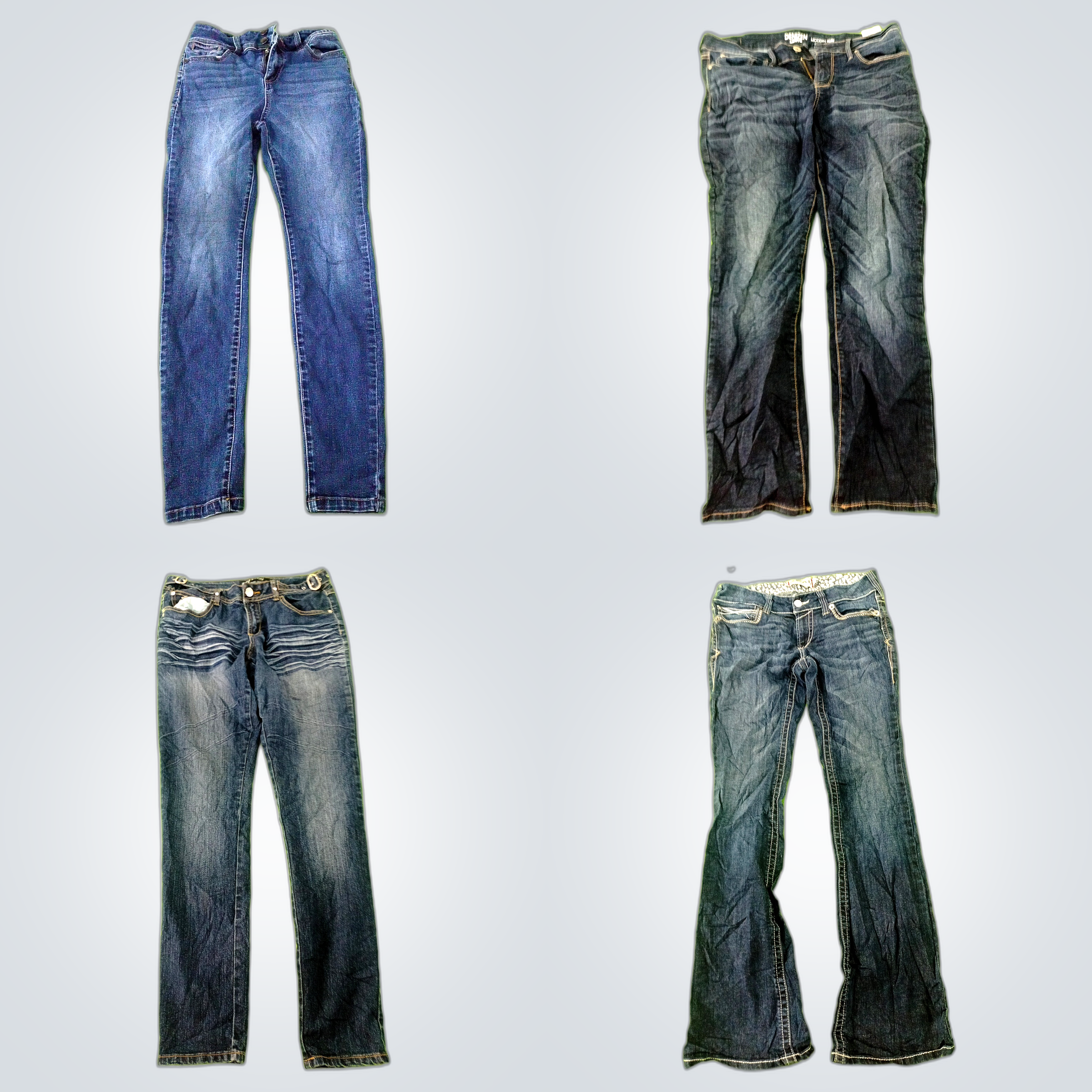 Lots de jeans en denim