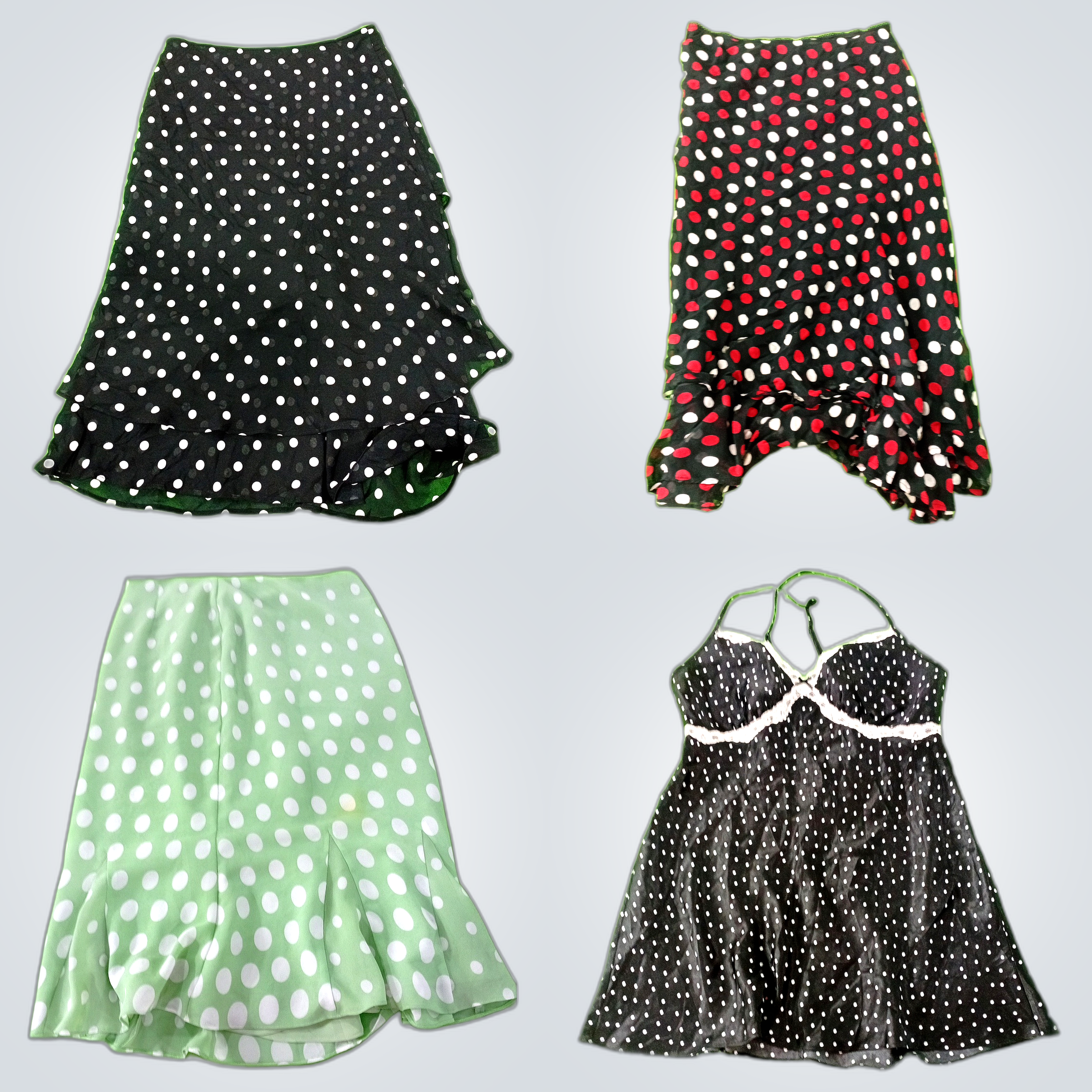 Y2K Polka Dot Fashions