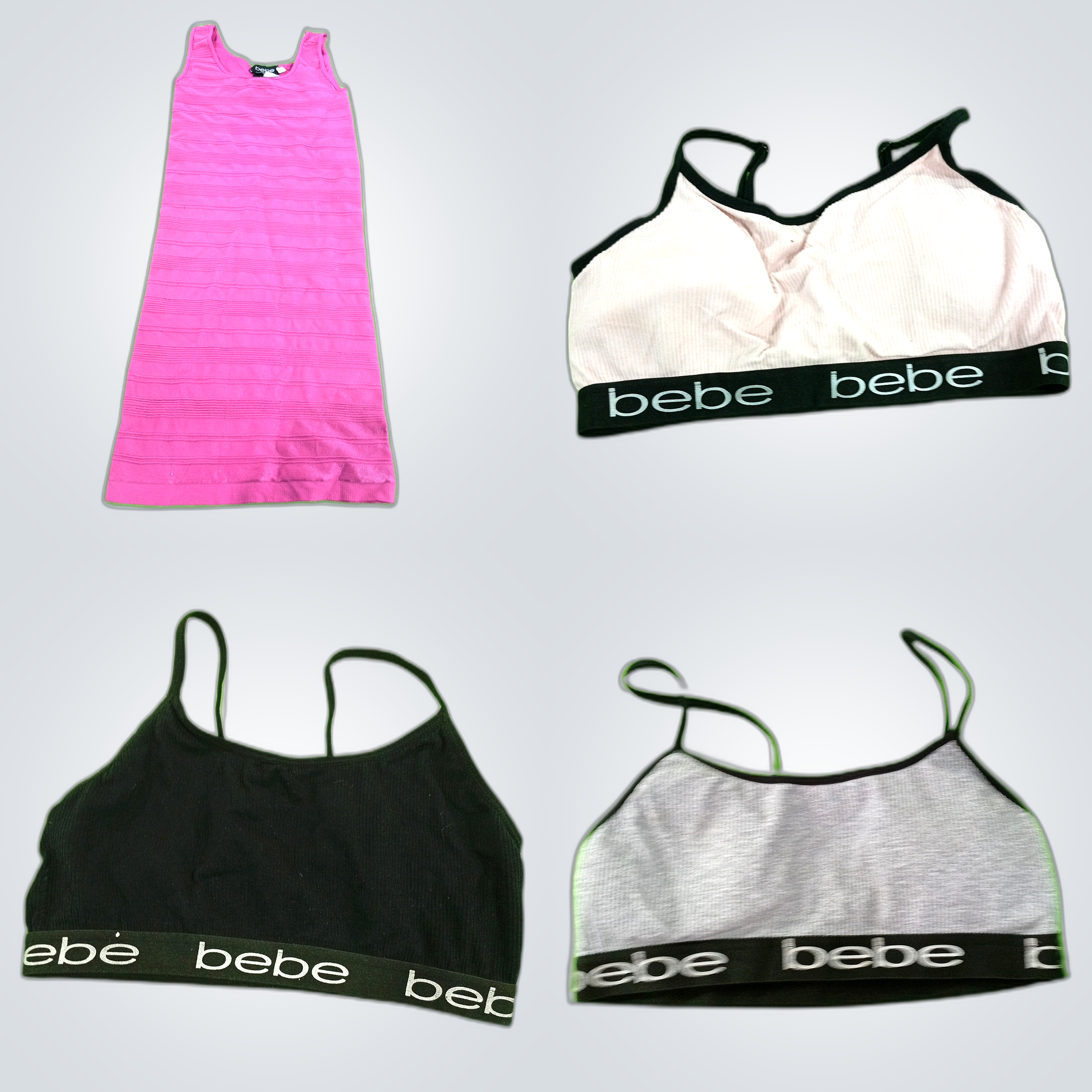 bebe ribbed tank / vest