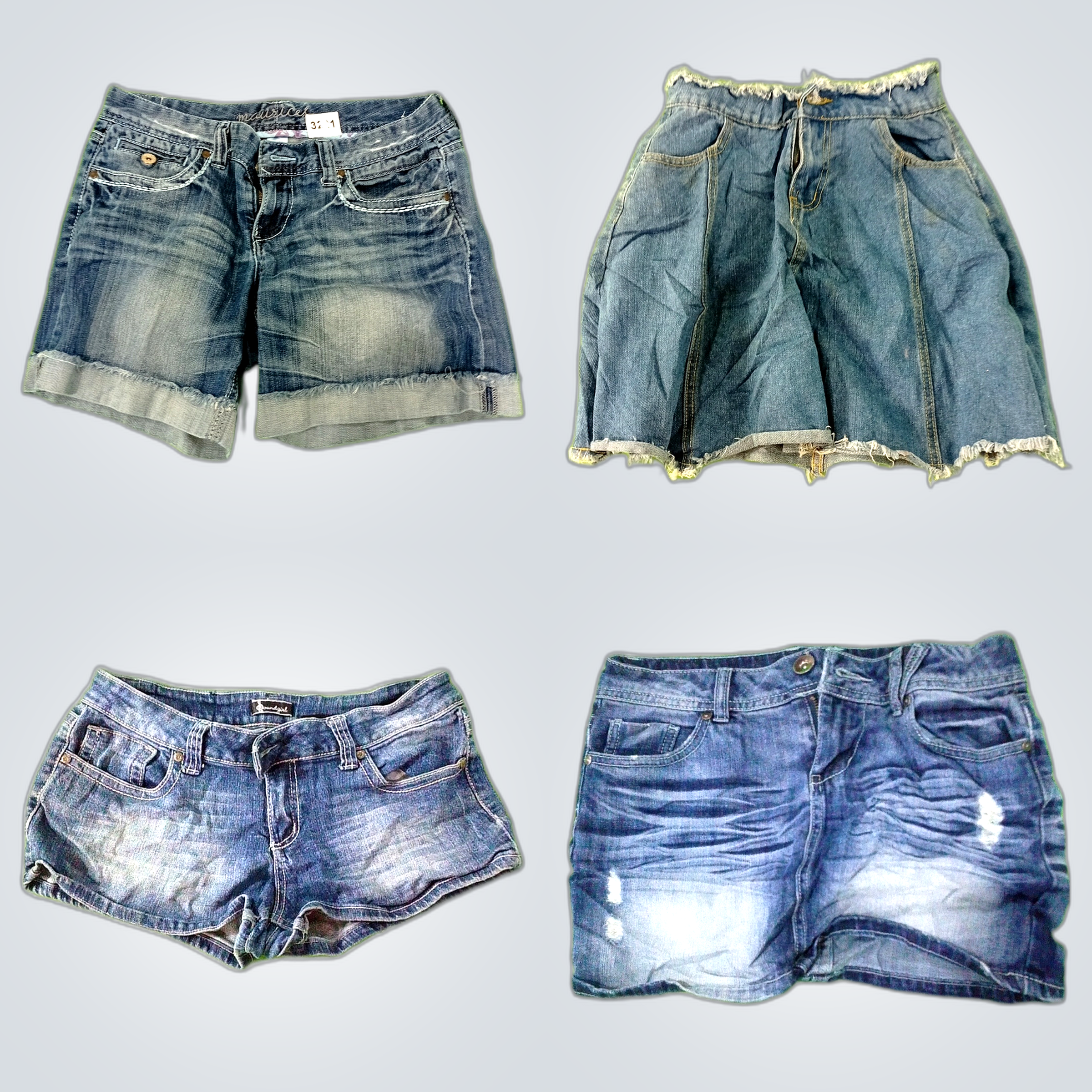 Y2K Denim Shorts Bundle