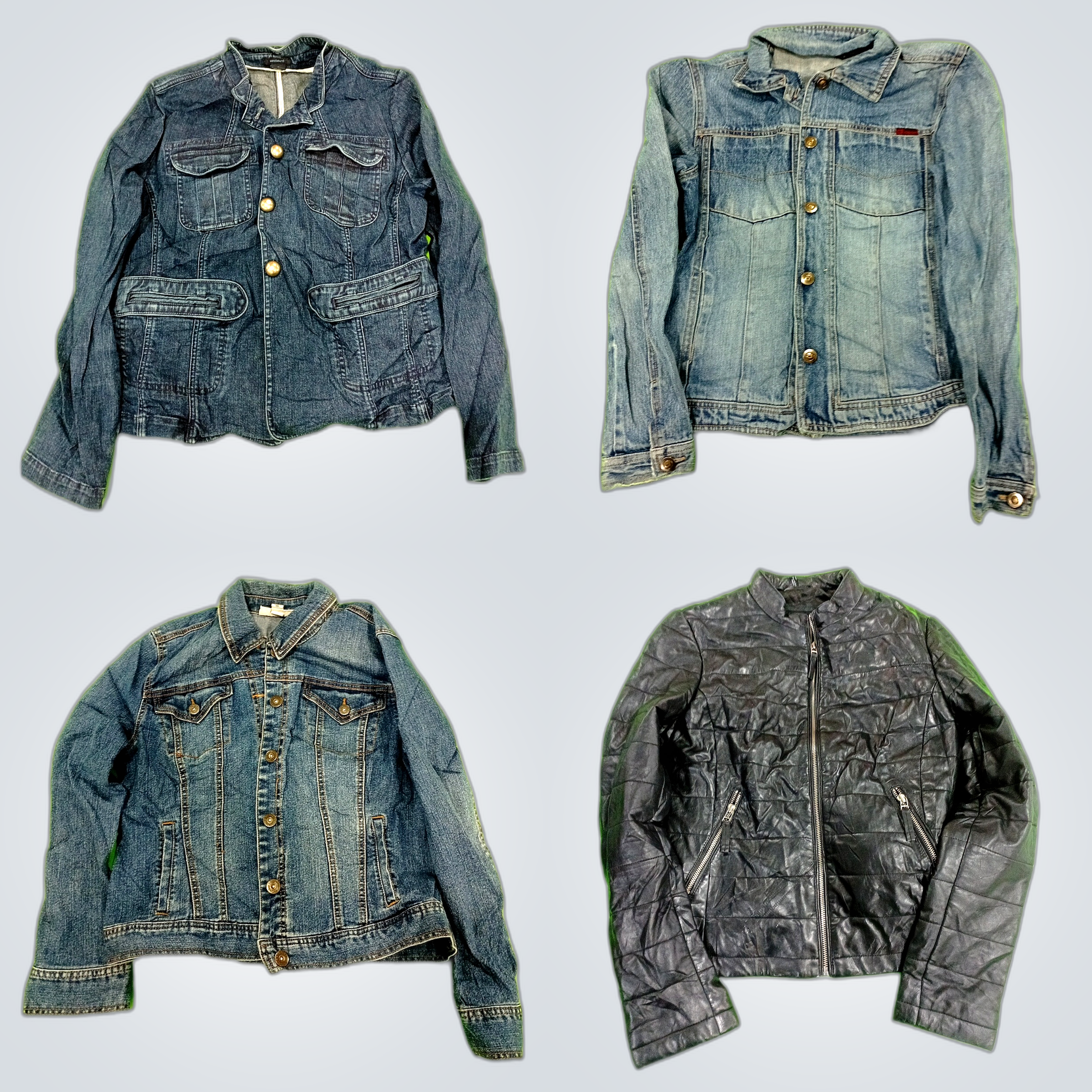 Y2K Leather Jacket Bundle