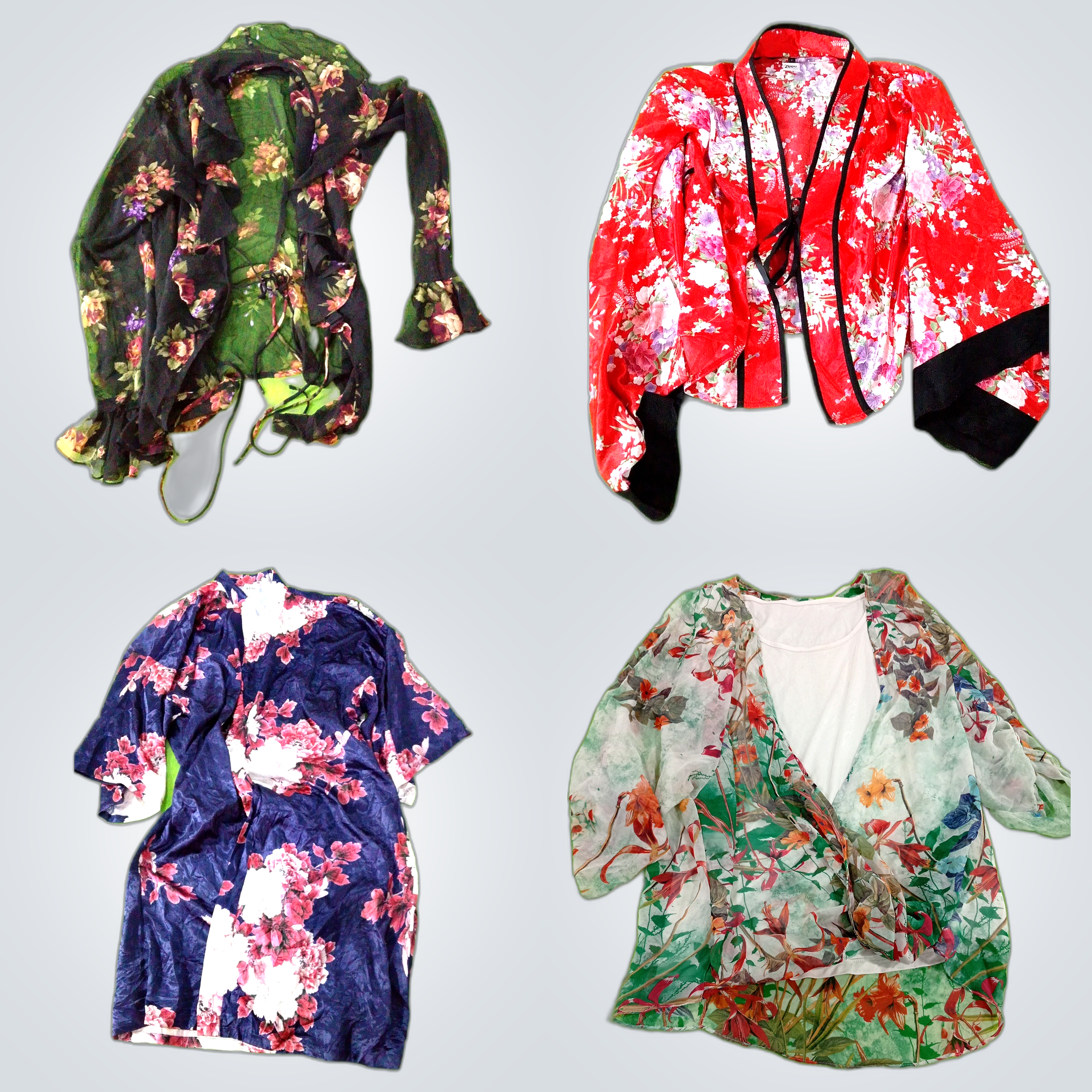 Pacchetti di Kimonos Floreali Y2K