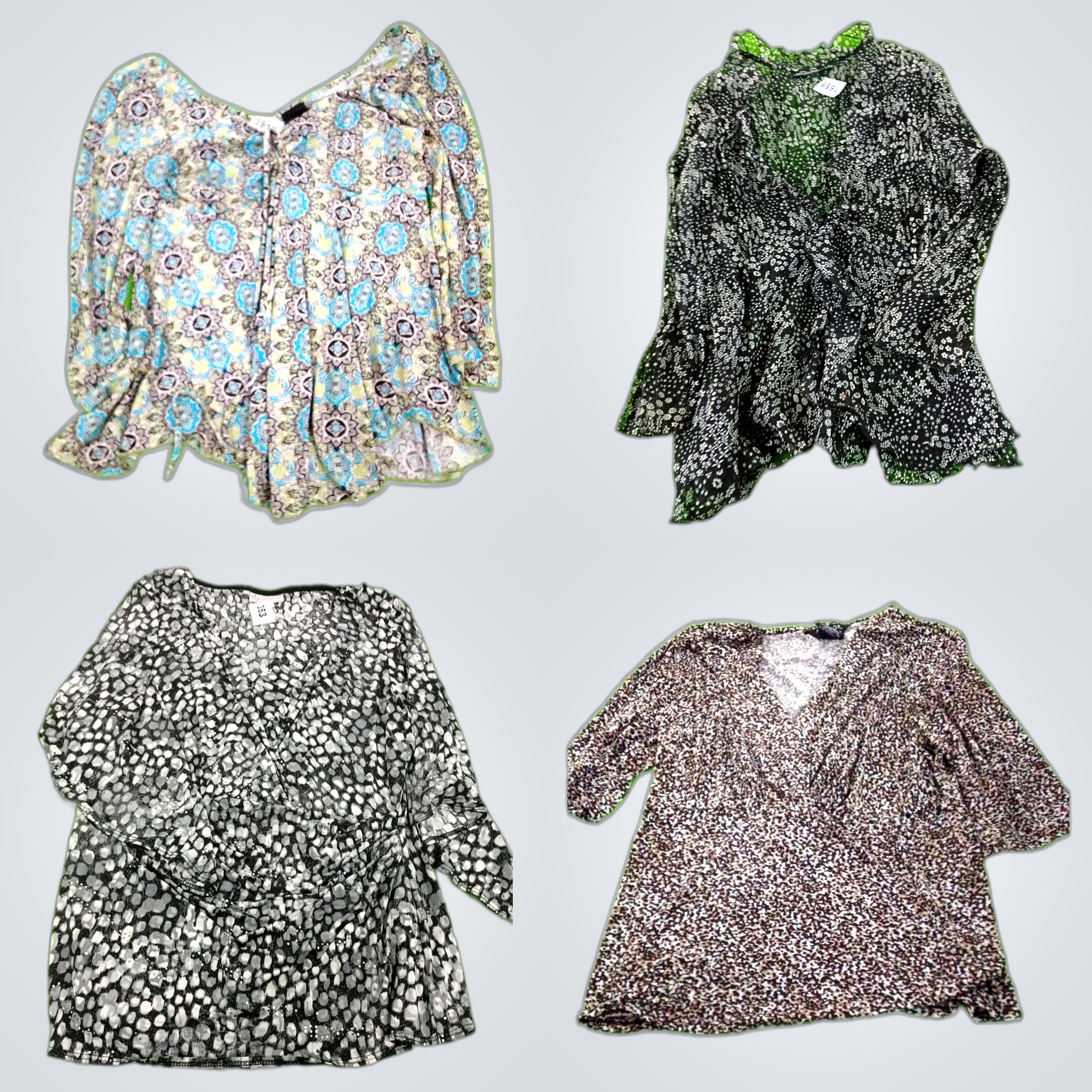Y2K Floral Blouses Bundle