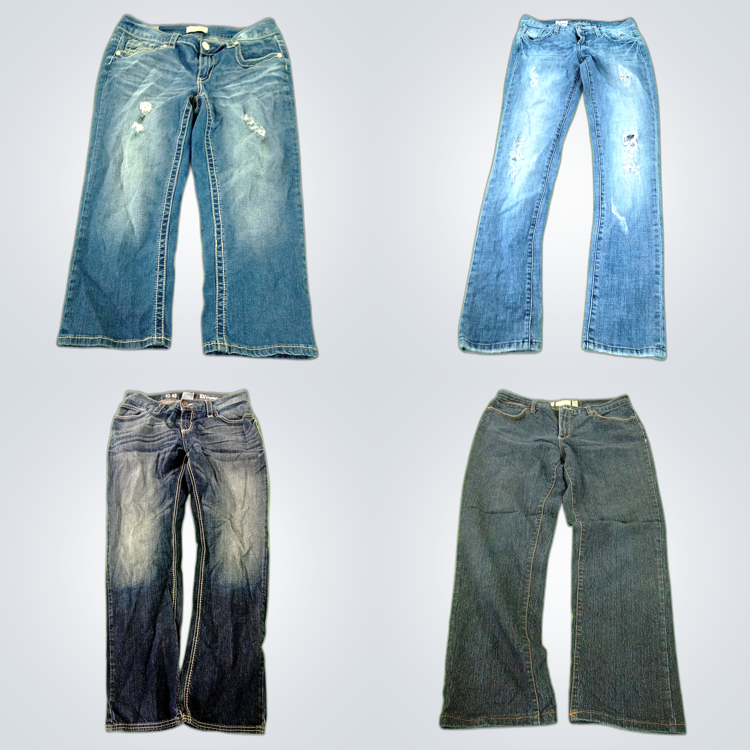 Y2K Slim Straight Jeans