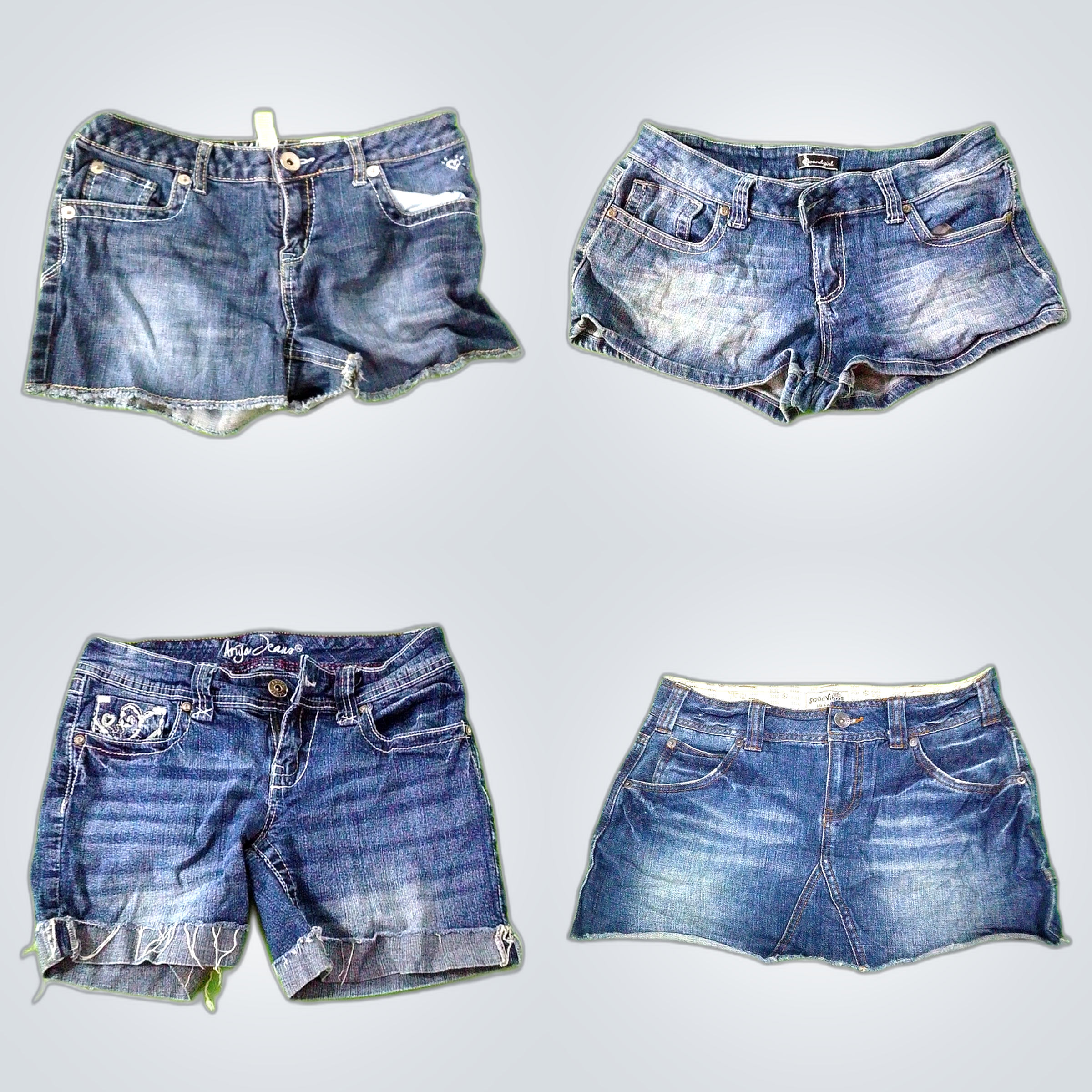 Y2K Denim Shorts Bundle