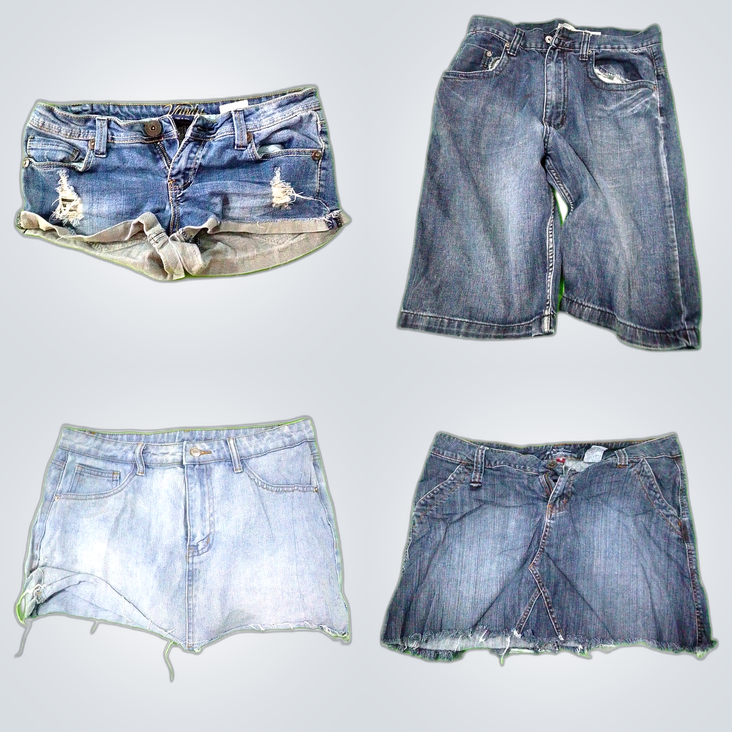 Y2K Denim Shorts Bundle