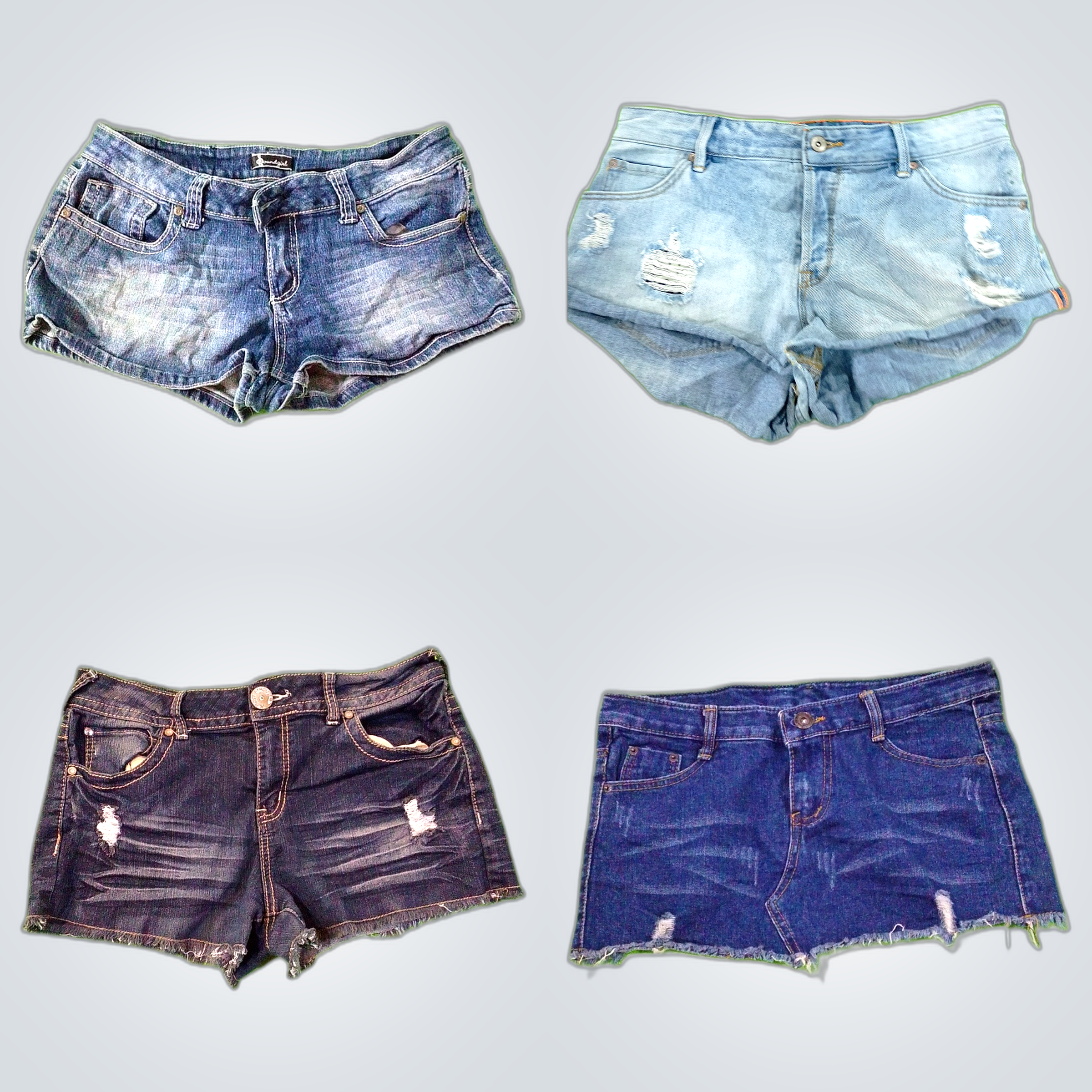 Y2K Denim Shorts Bundle