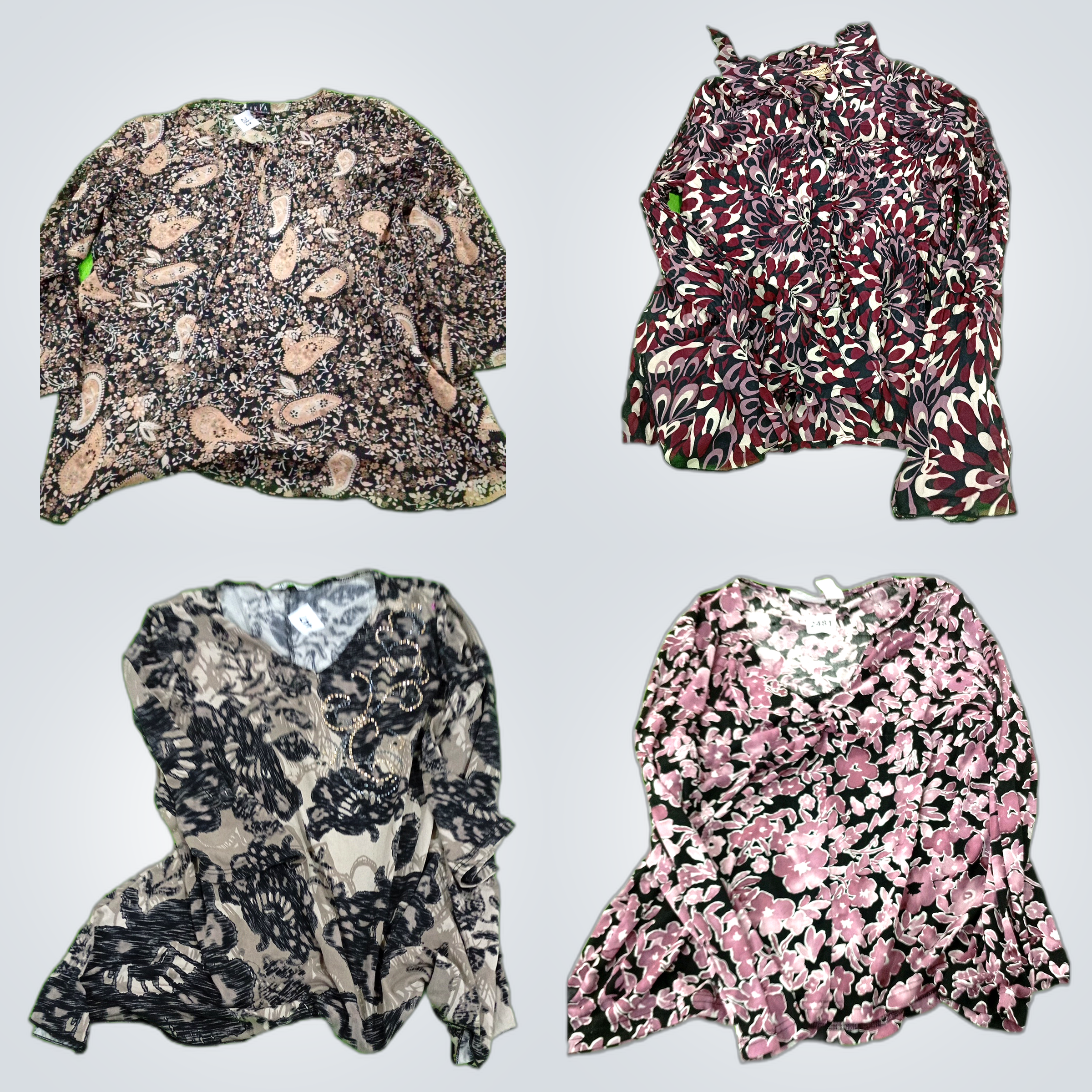 Y2K Floral Blouses Bundle