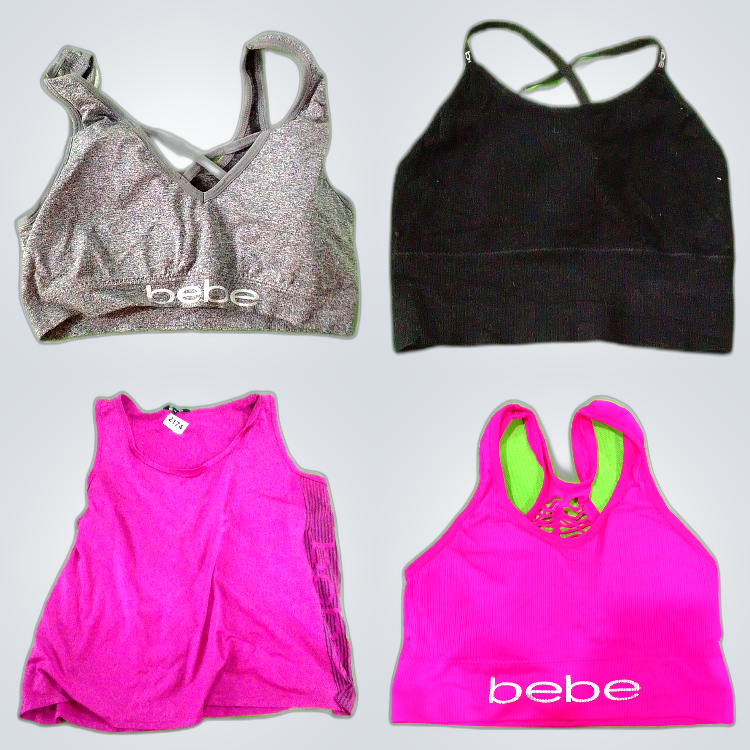 bebe ribbed tank / vest