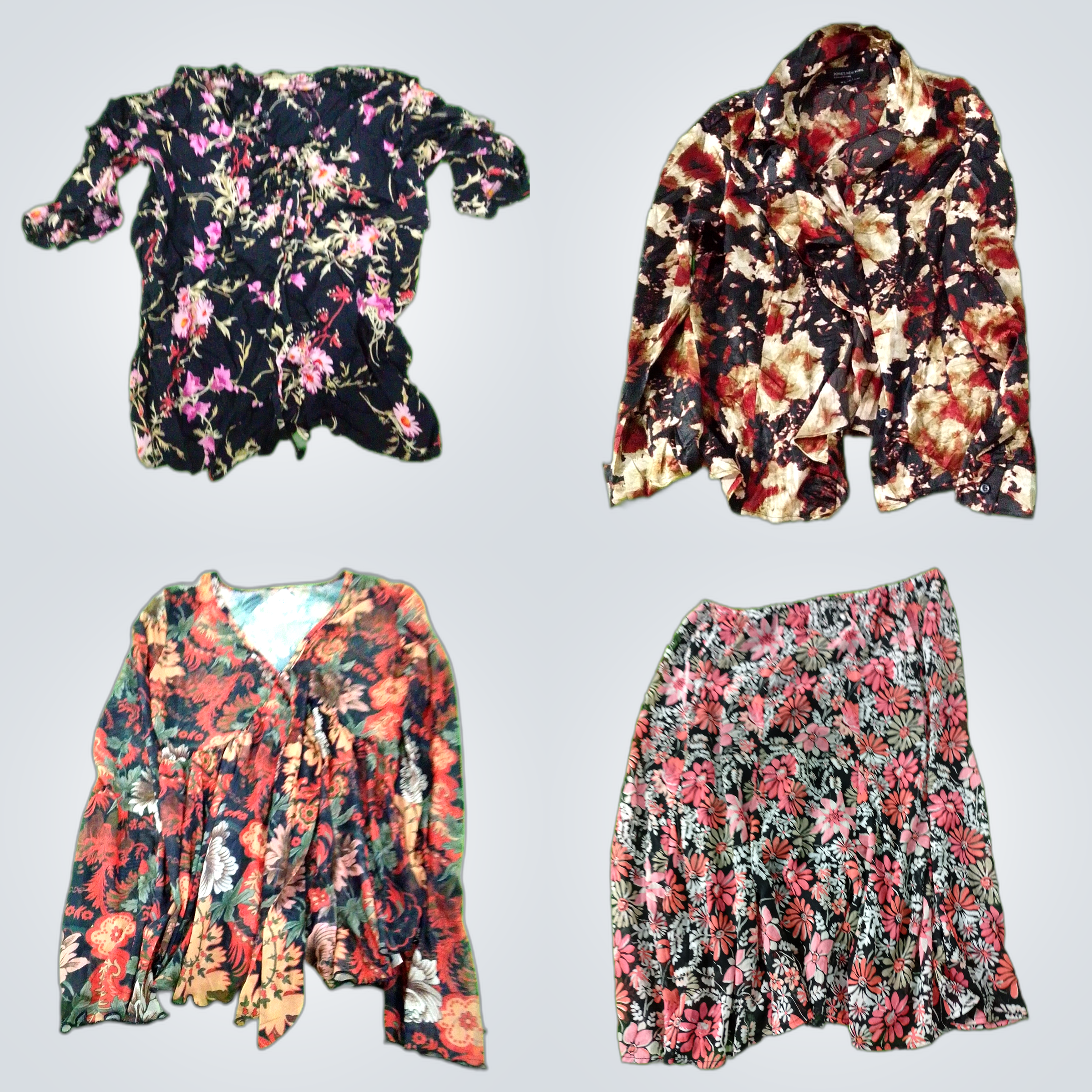 Y2K Fashion Floral Tops