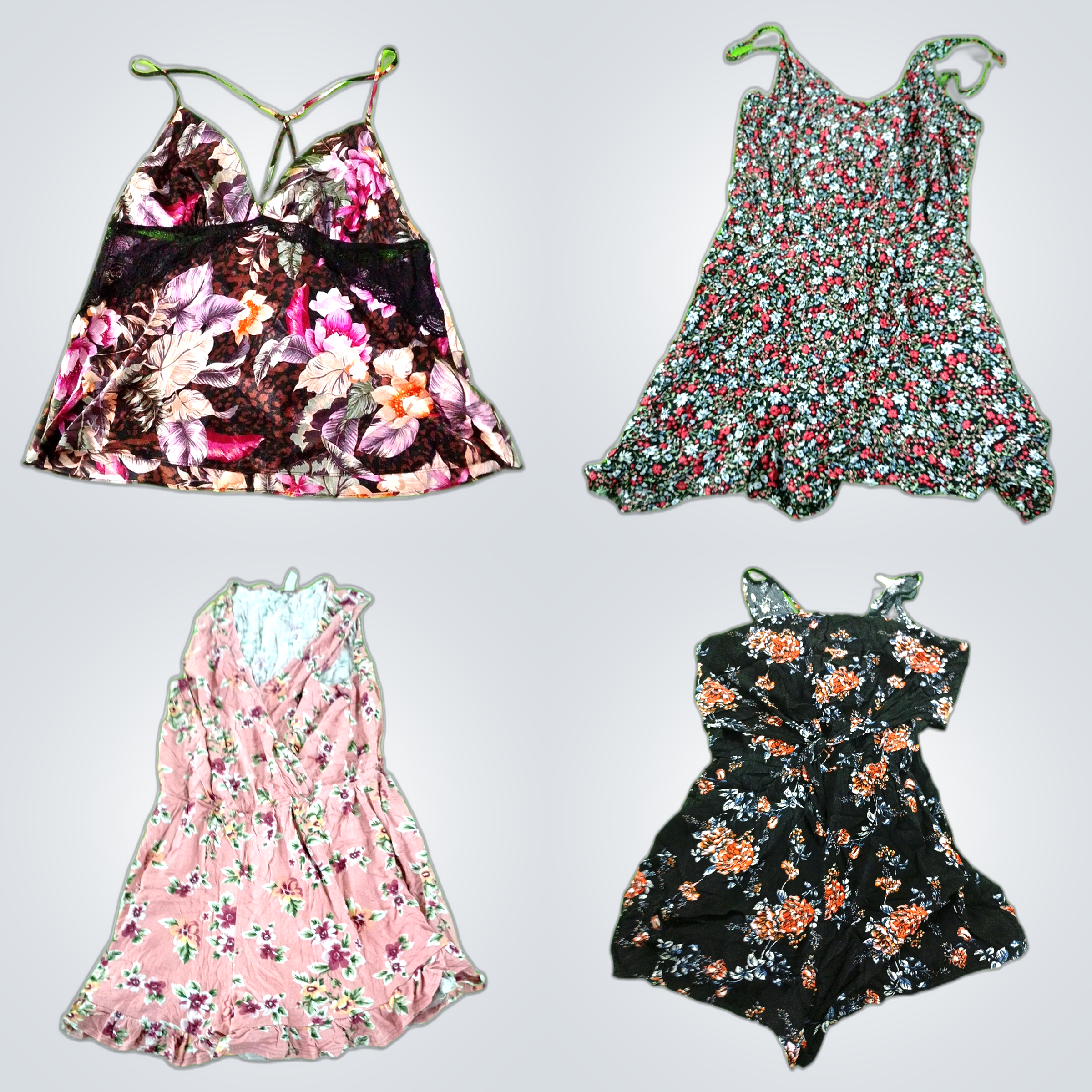 Y2K Floral Camisoles Bundle