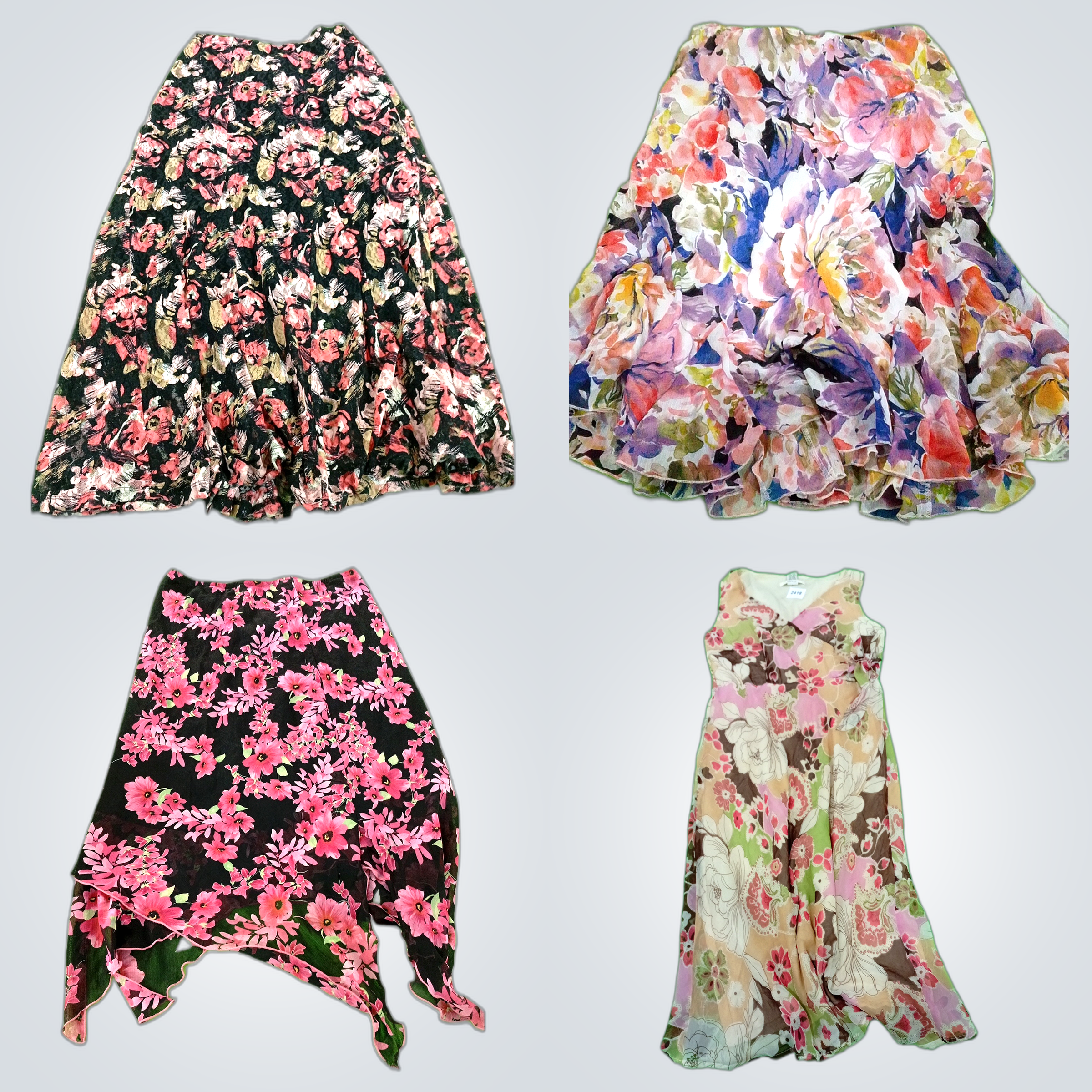 Y2K Floral Skirt Bundle