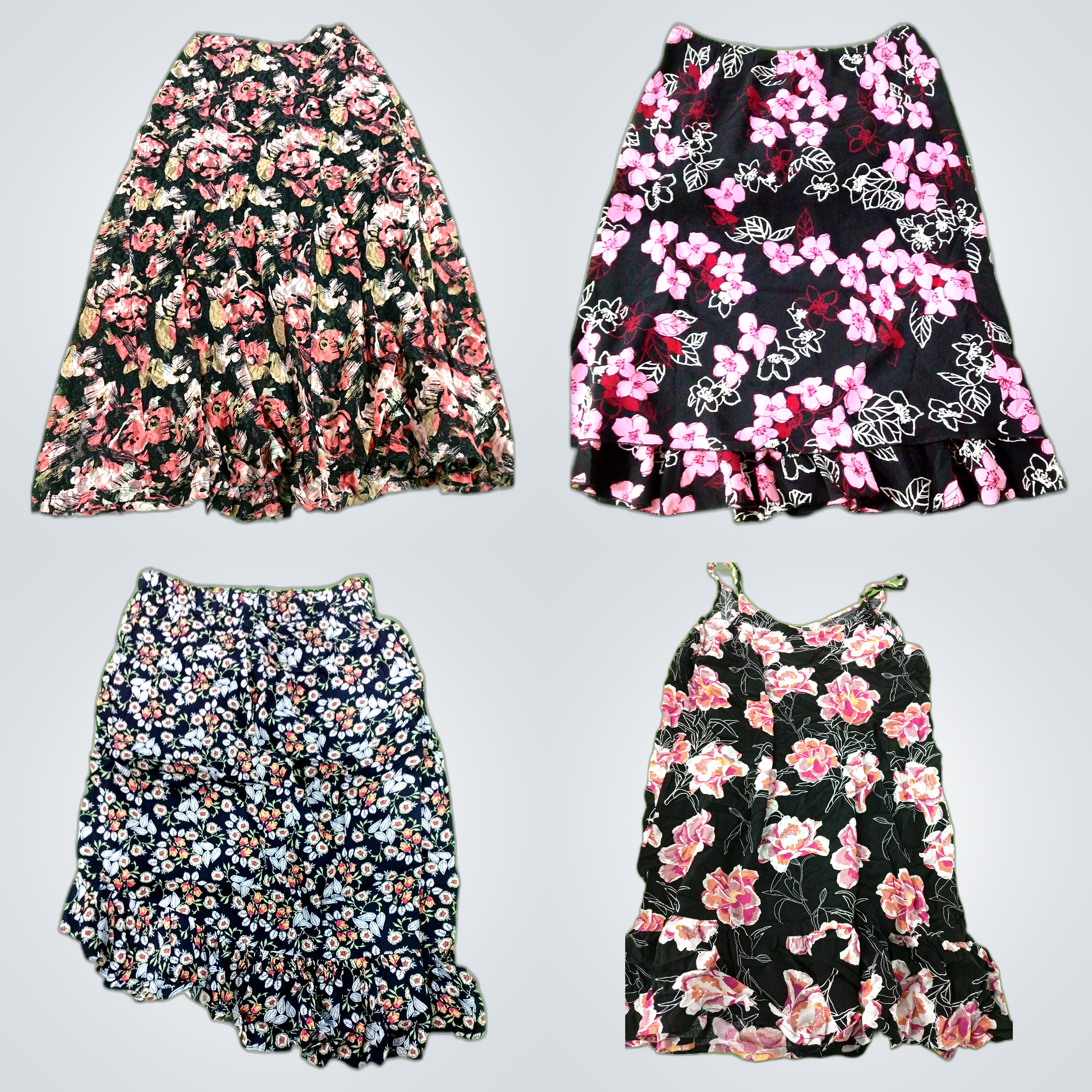 Y2K Floral Skirt Bundle